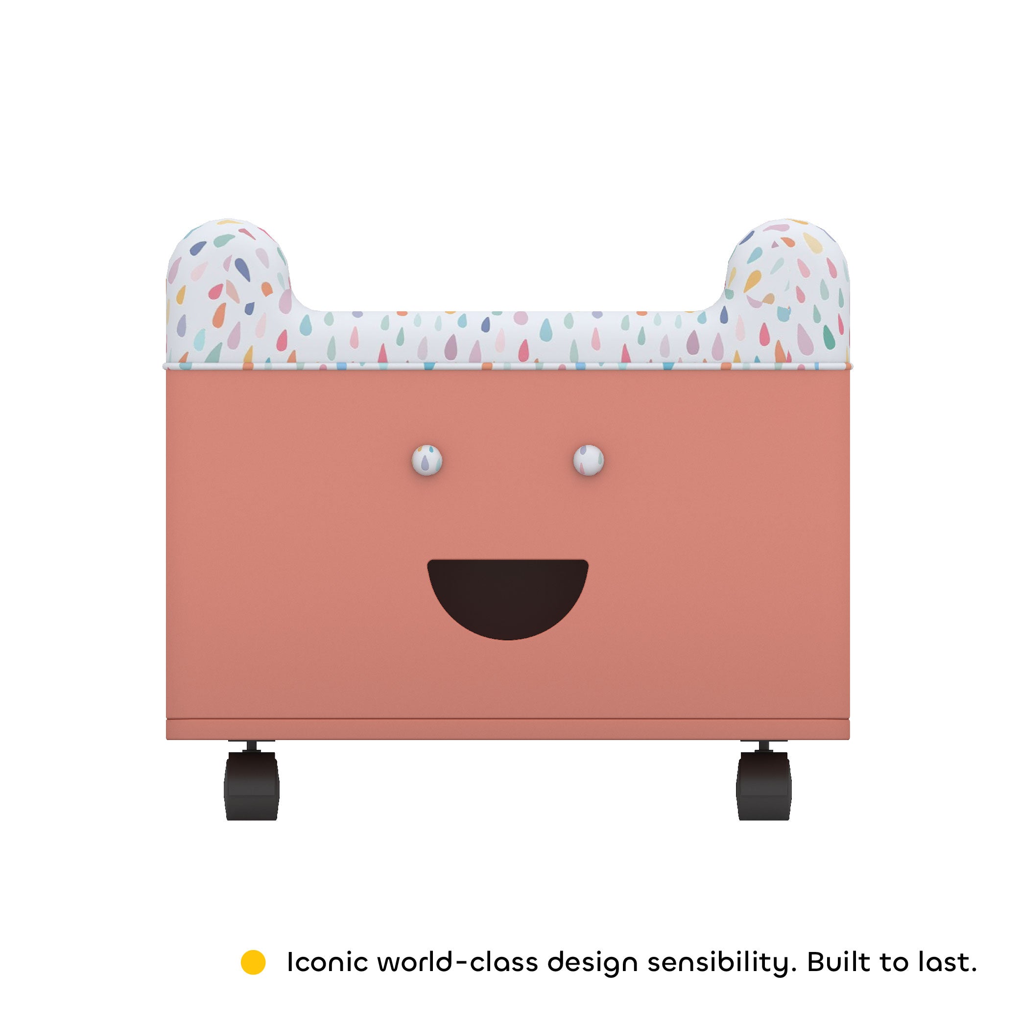 Happy Storage Bench in Coral Paradise Colour