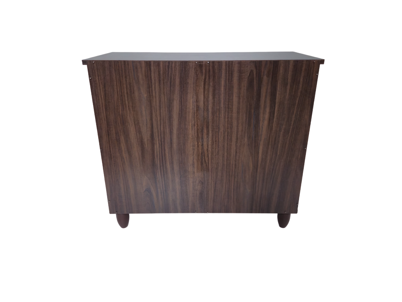 Kaira 2 Door Shoe Rack in Walnut & White Colour