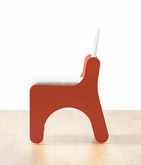 Jigsaw Study Chair in Coral Paradise Colour