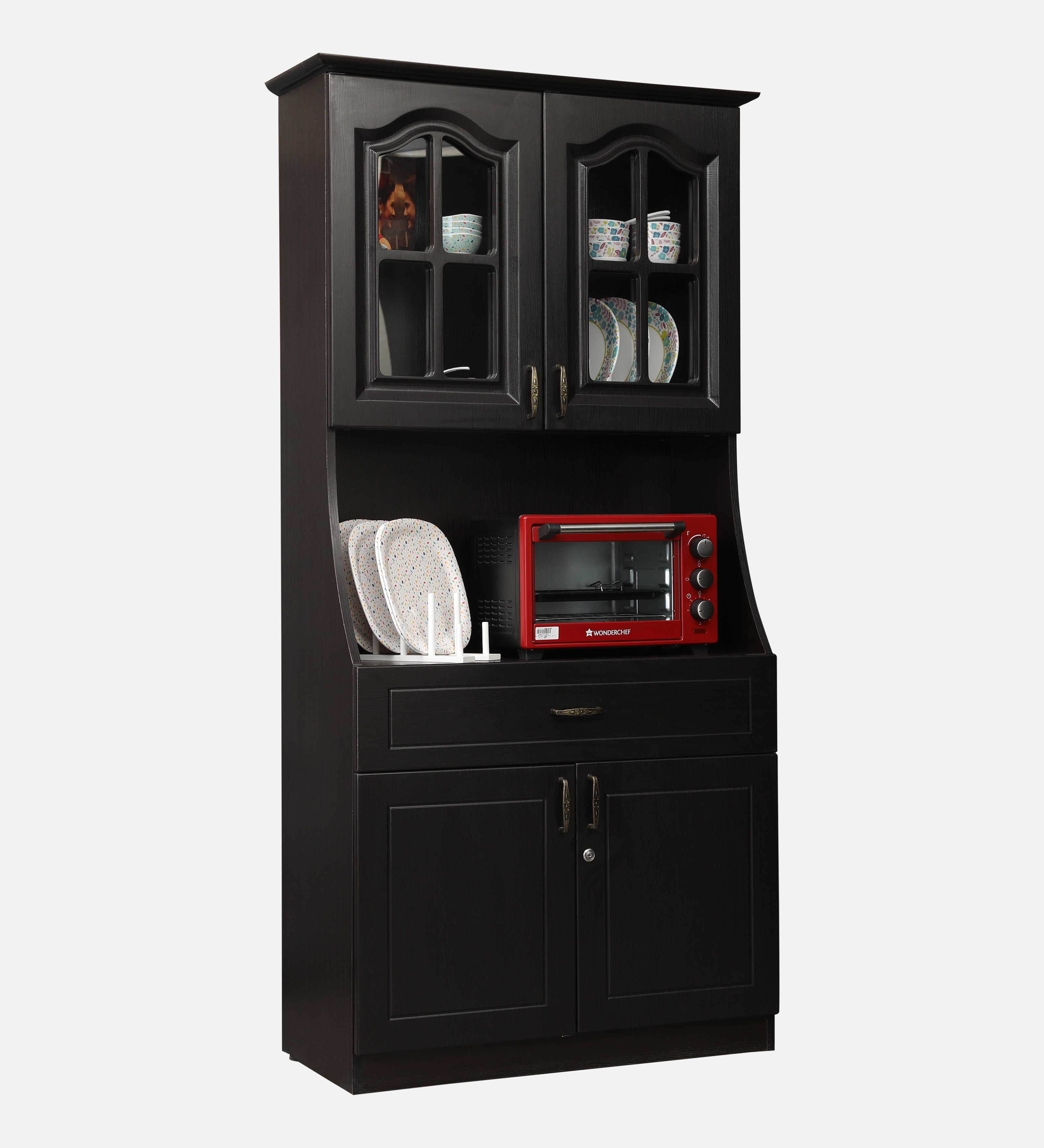 Mandarin Crockery Unit in Wenge Colour