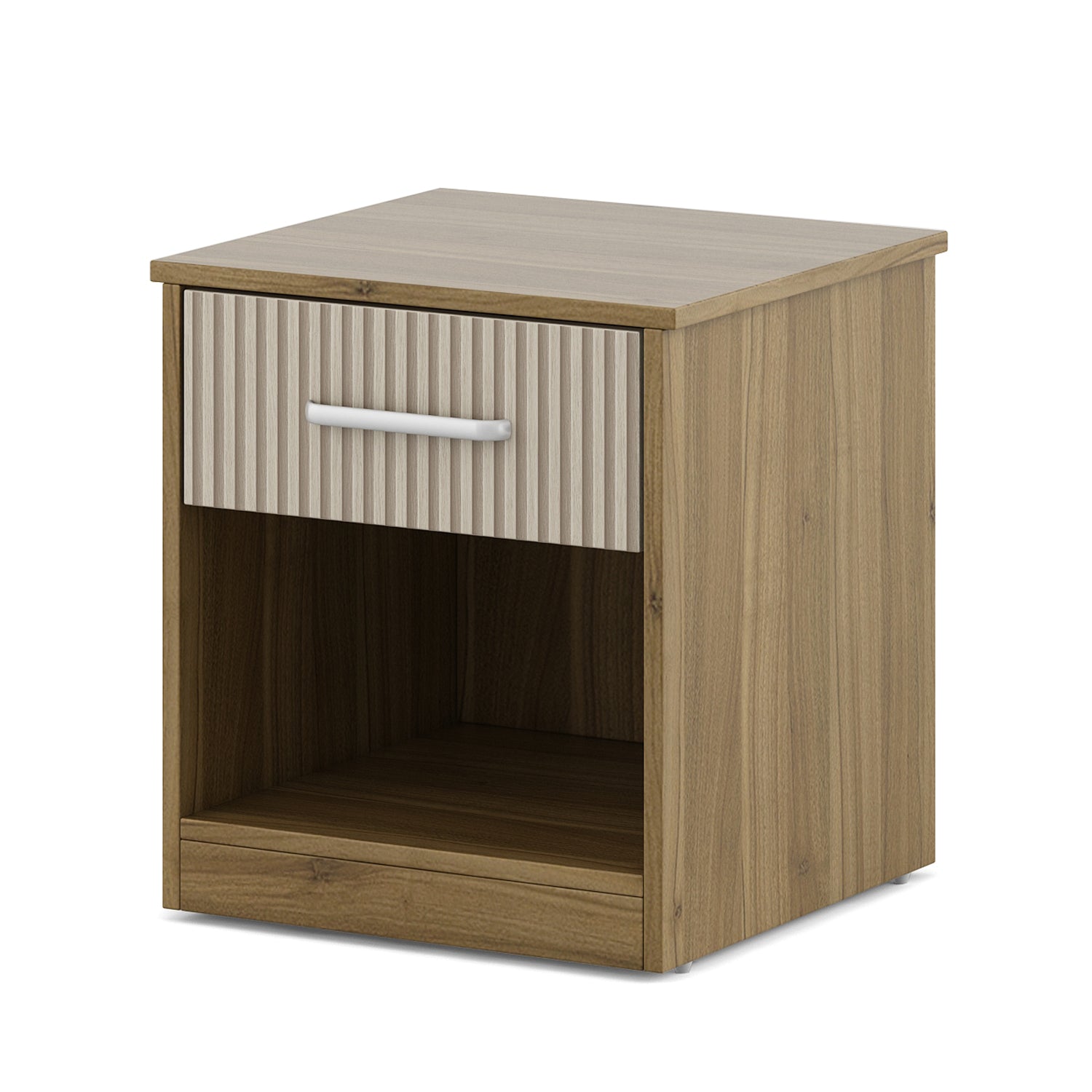 Diago Night Stand In Natural Teak Color
