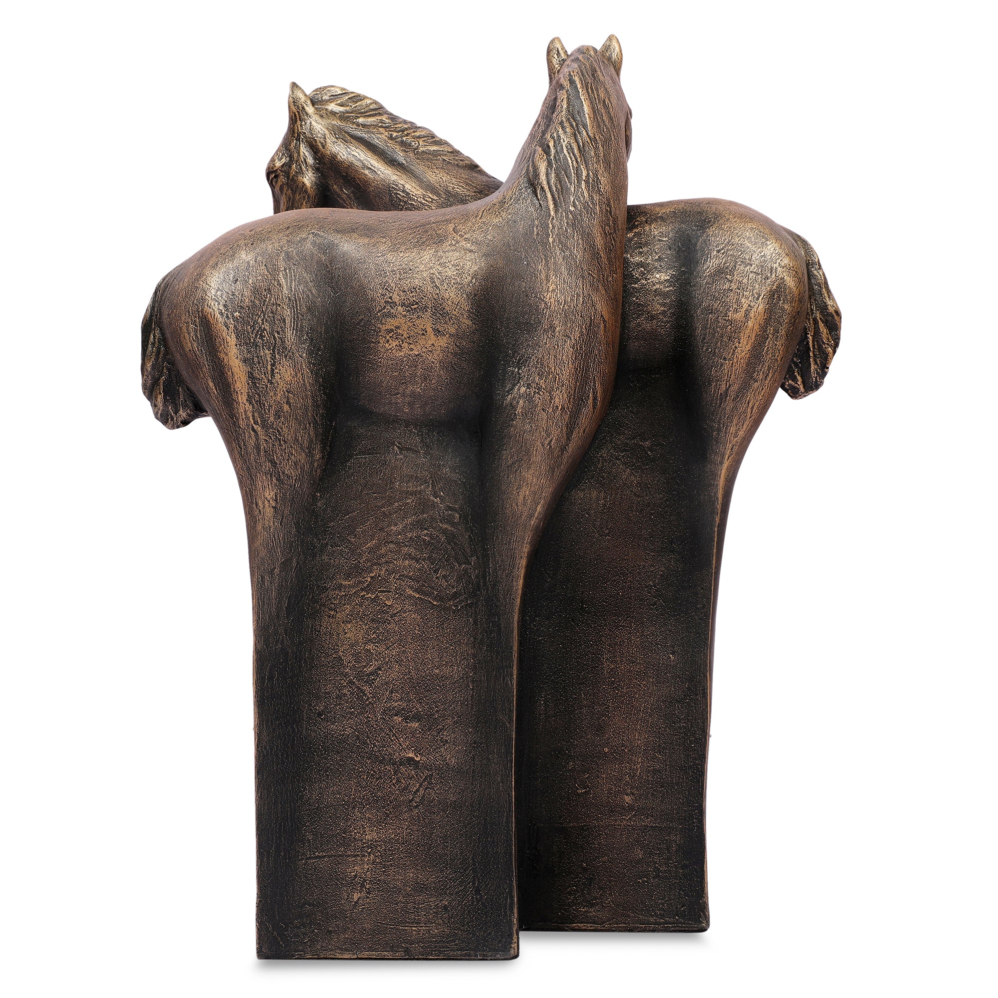 Stella Antique Finish Polyresin Horse Table D&eacute;cor