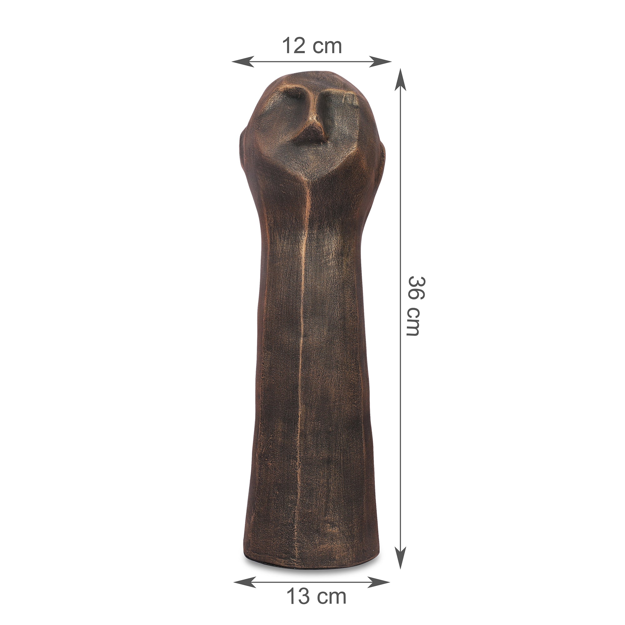 Stella Antique Finish Polyresin Male Abstract Facial Table D&eacute;cor