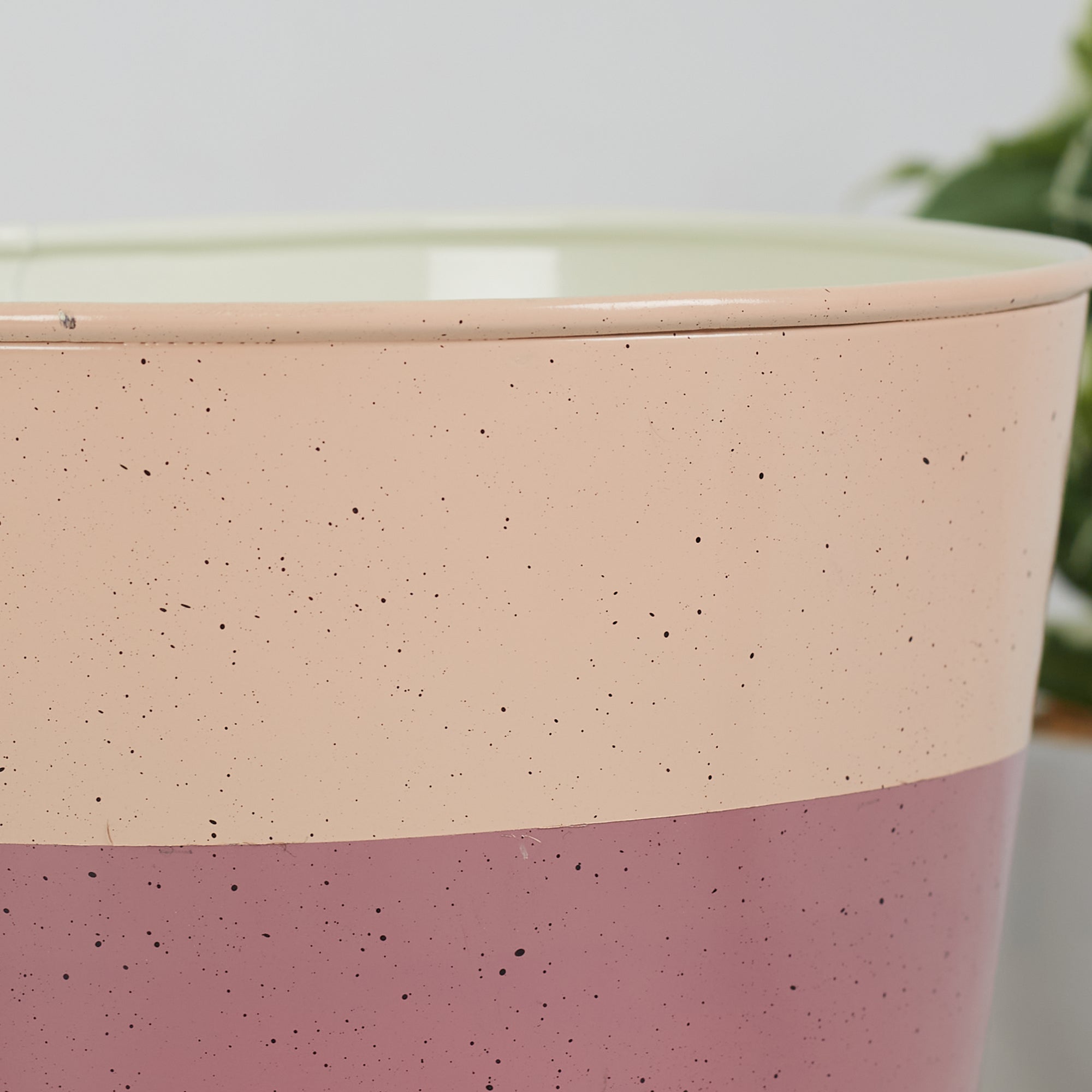 Pep Pop Metal Multi Band Planter 19Cm in Blush Colour