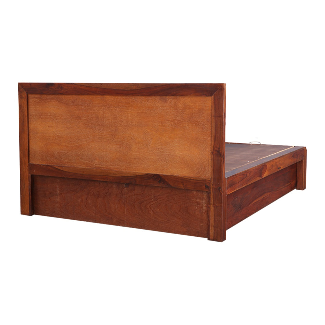 Woodrow Sheesham Wood(Rosewood) King bed with Hydraulic storage in Honey Colour