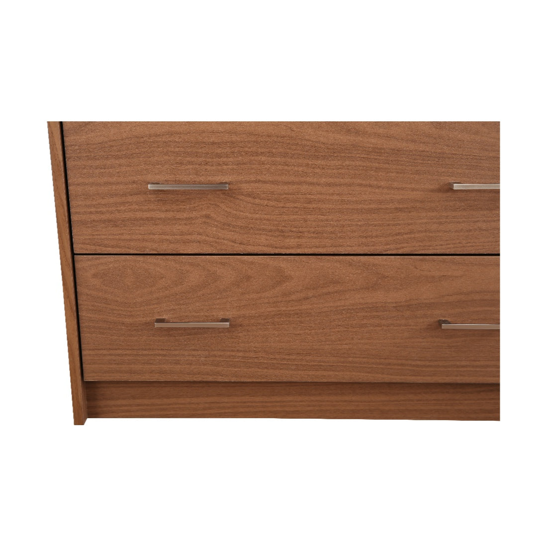 Atlas Engineered Wood Chest of Drawers in Walnut Colour