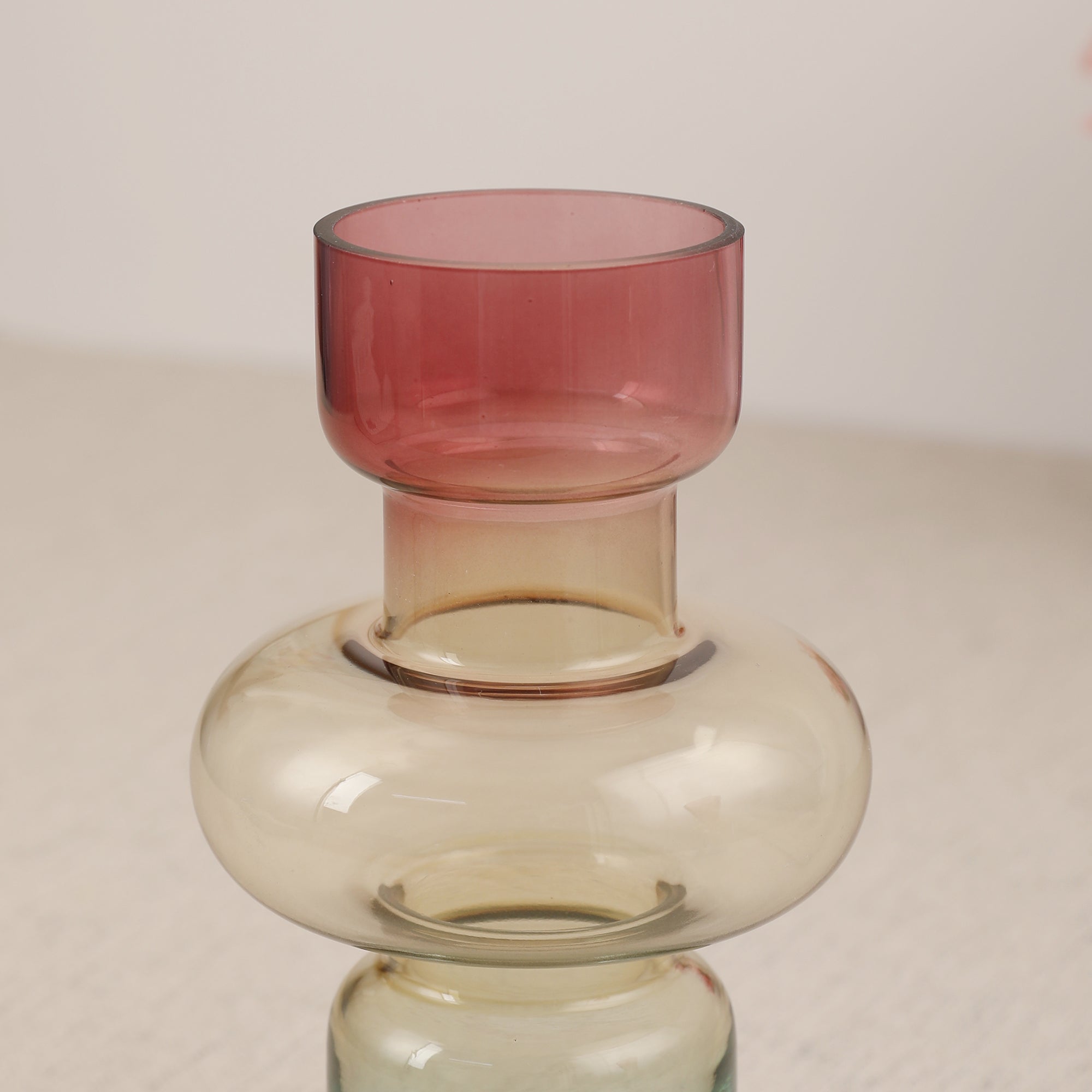 Monique Pop Glass Vase 24Cm in Multi Colour