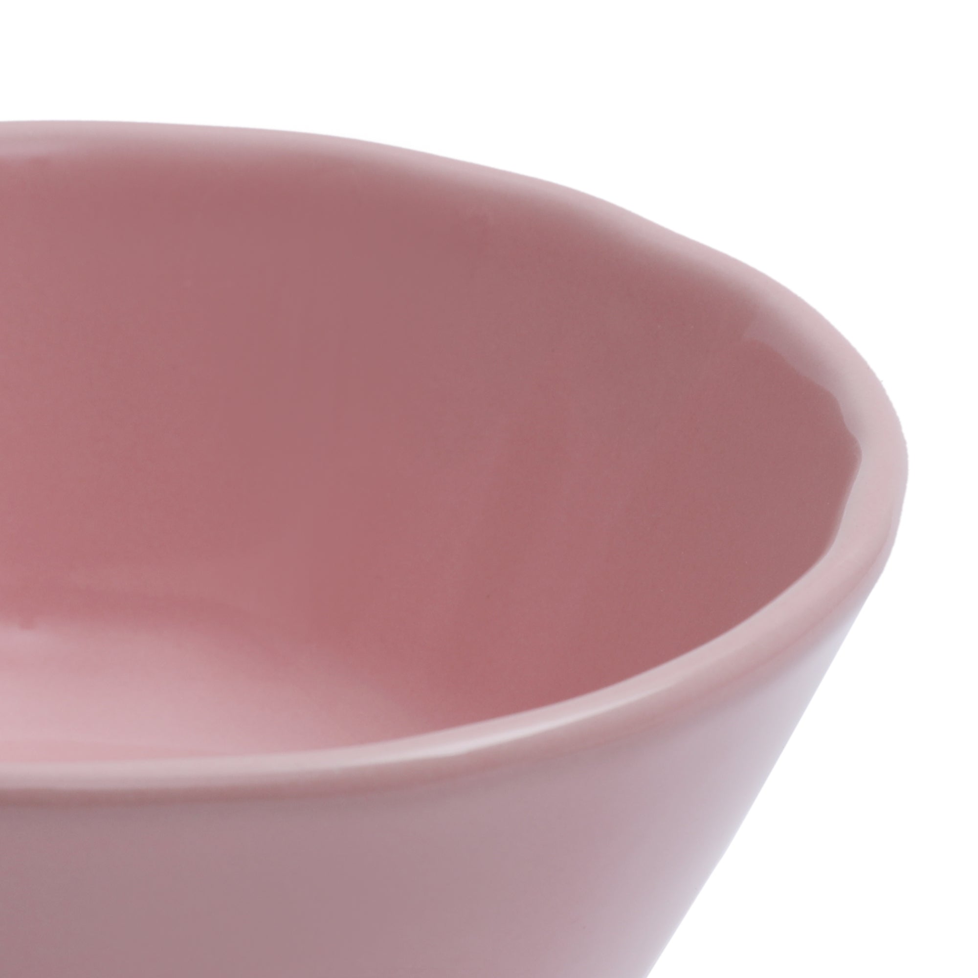 Palette Ceramic Cereal Bowl in Pink Colour