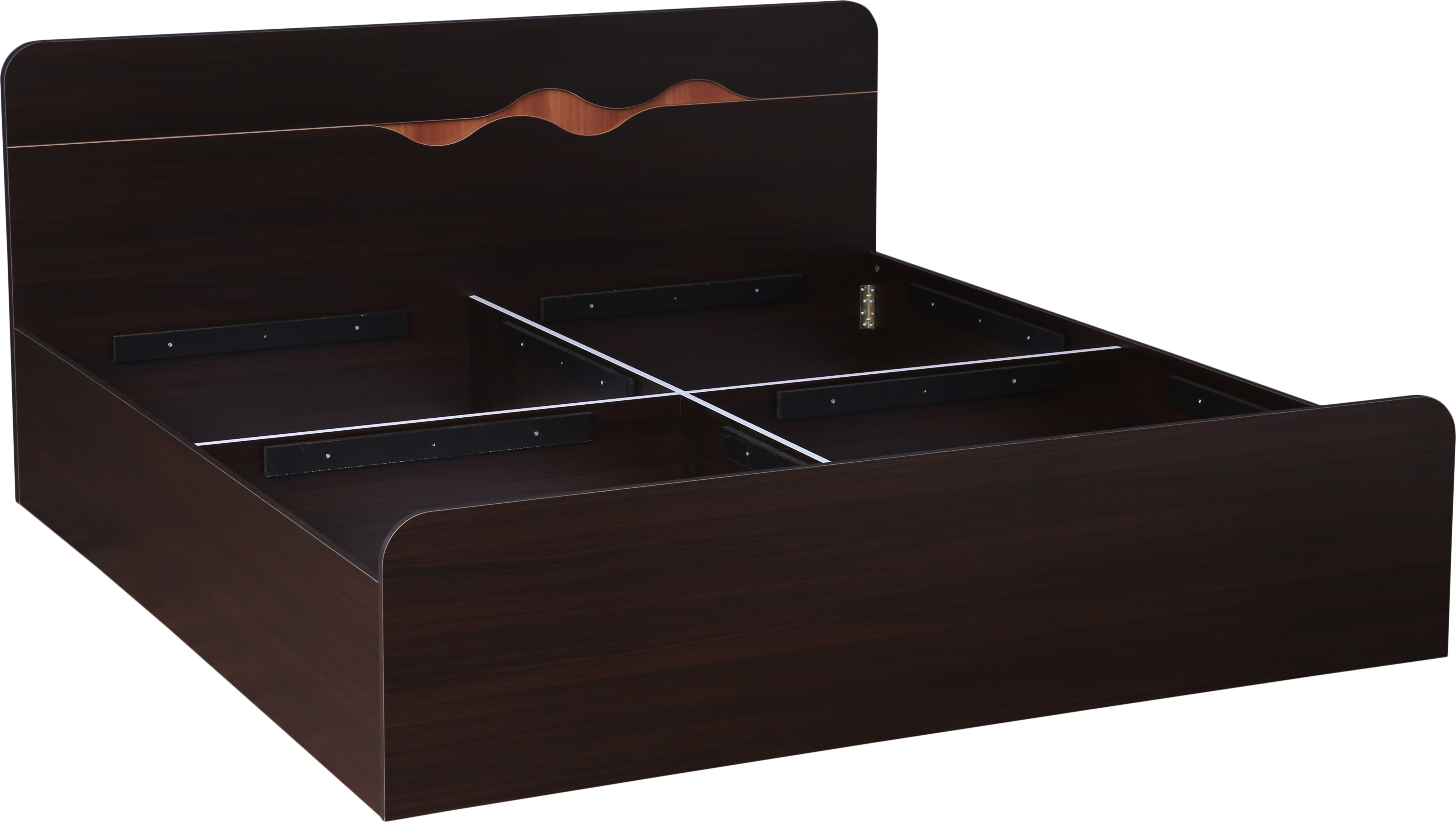 Swirl King Bed With Box Storage