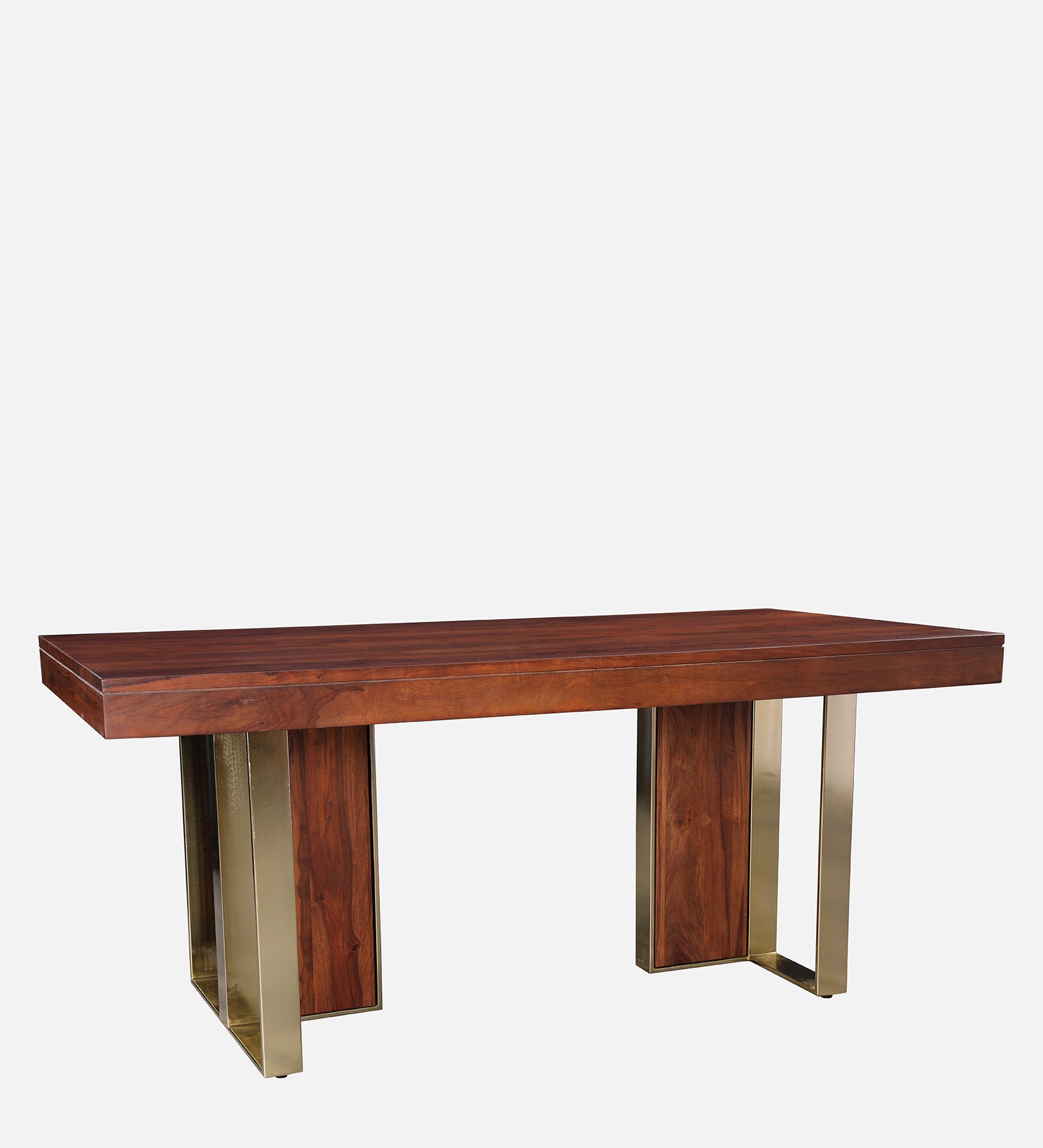Marvis Sheesham Wood(Rosewood) Six Seater Dining Table in Walnut Colour