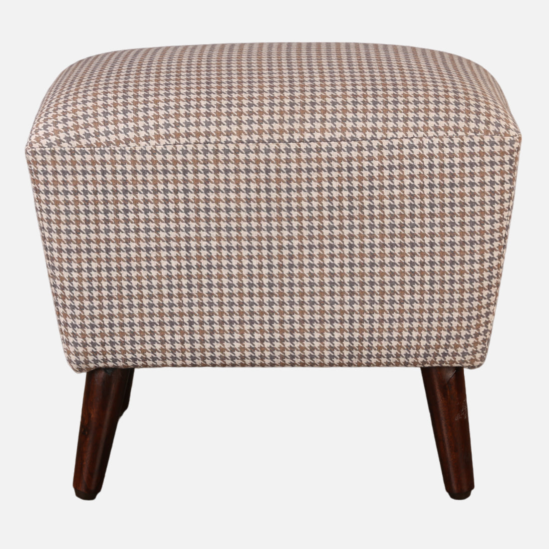 Azalea Fabric Ottomans in Beige Colour