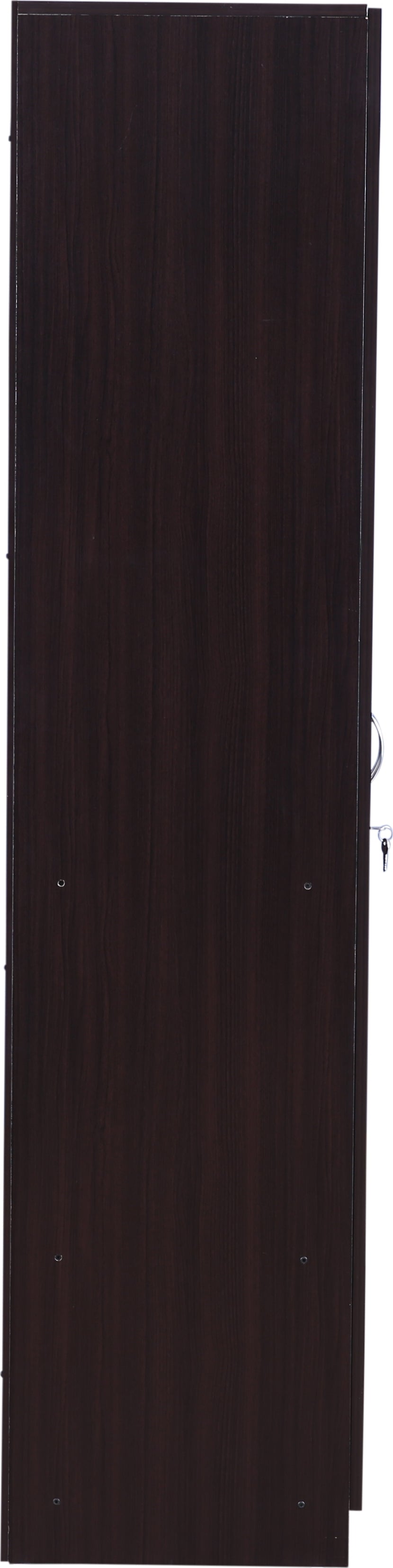 Willy Engineered Wood 4 door wardrobe in Walnut Colour