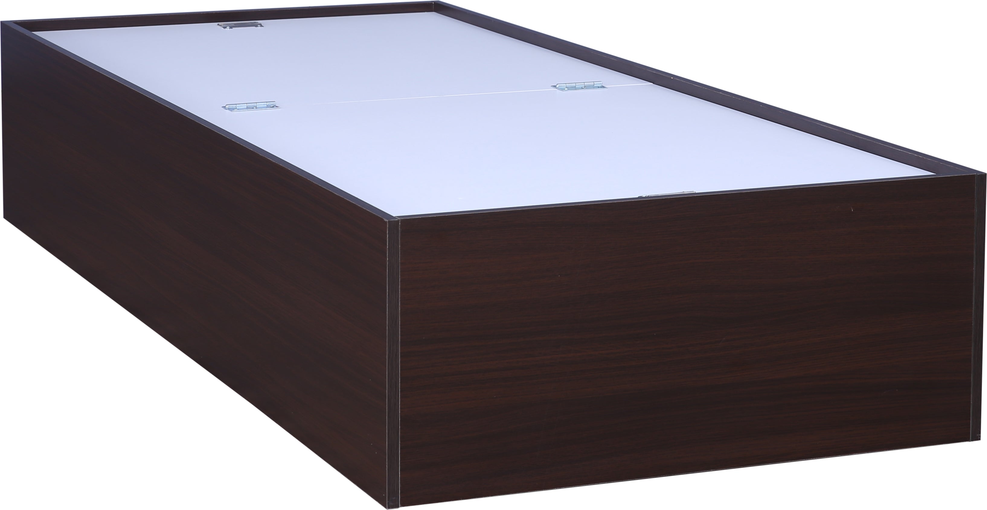 Ria Single bed with Box storage in Walnut Colour