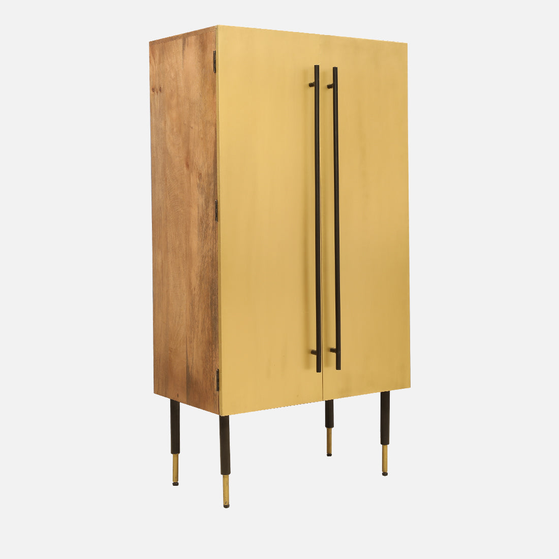 Crested  Bar Unit in Brown & Gold Colour