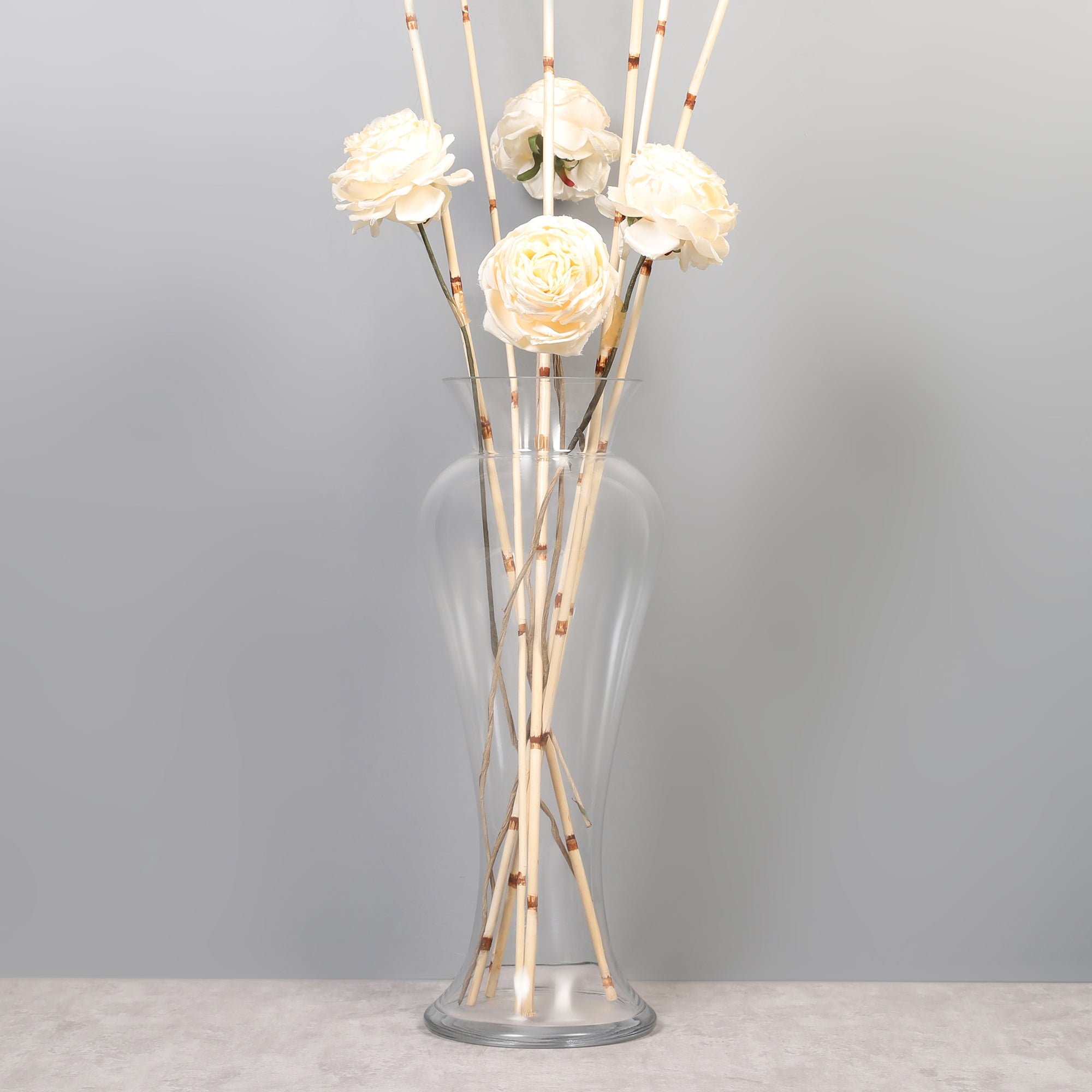 EDEL CLASSIC URN SHAPED CLEAR GLASS VASE MEDIUM SIZED BY LIVING ESSENCE