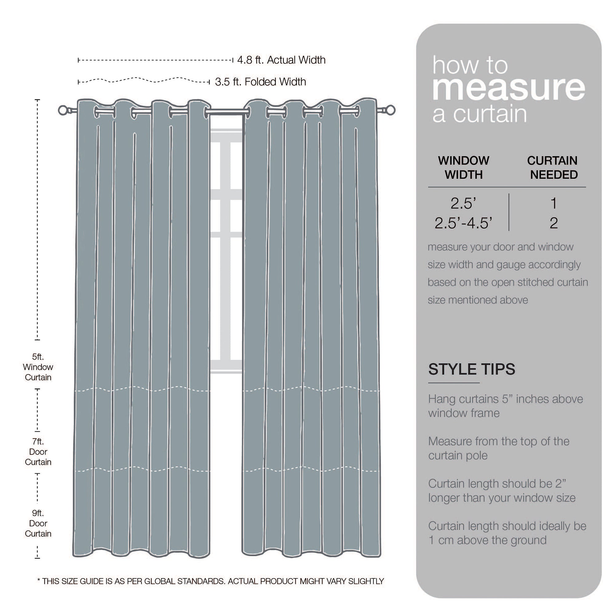 Amour Set of 2 Jacquard Dim Out Door Curtains 7 Feet in Turq Colour