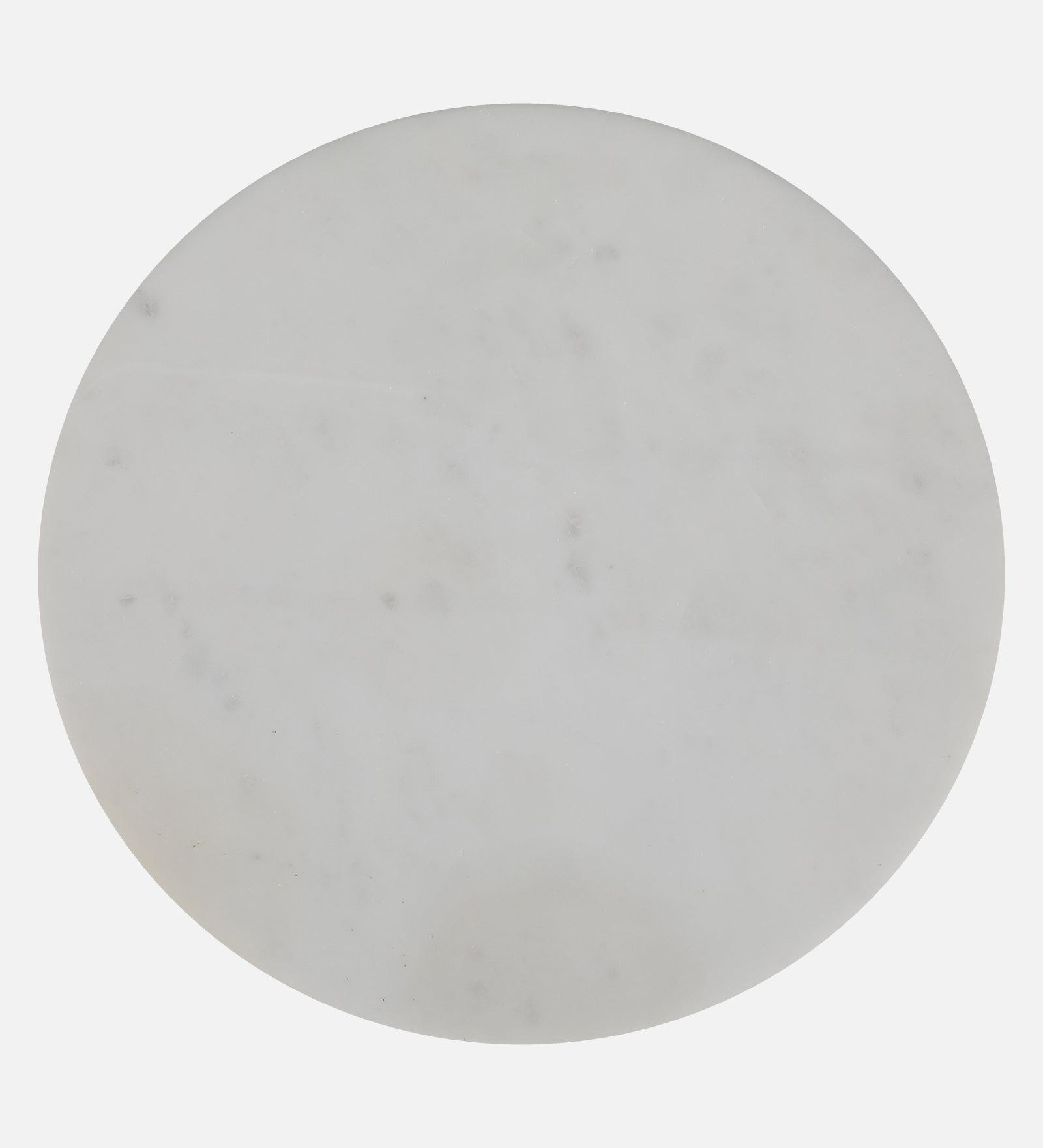 Mateo Marble Top Side Table in White Colour