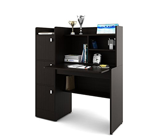 Ace Engineered Wood Study Table in Wenge Colour