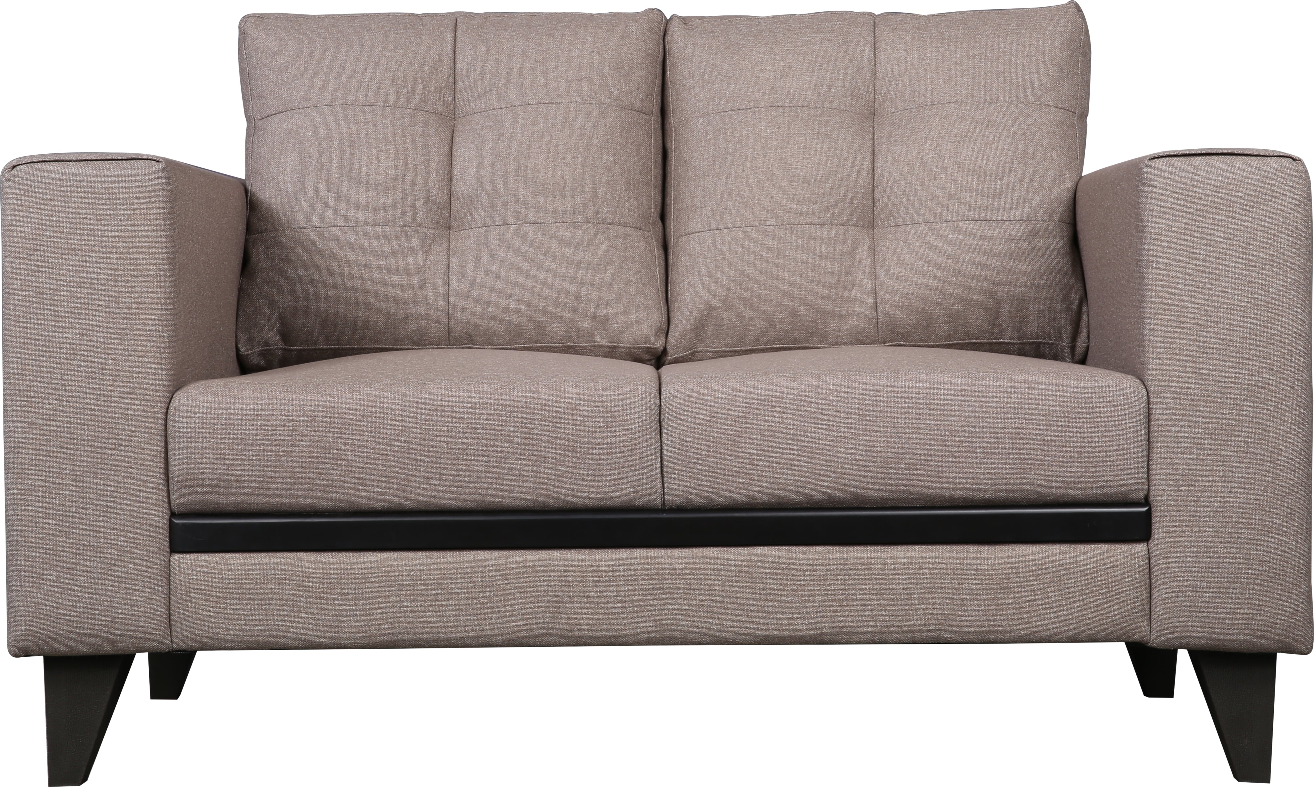 Garcia Fabric 2 Seater Sofa in Brown Colour