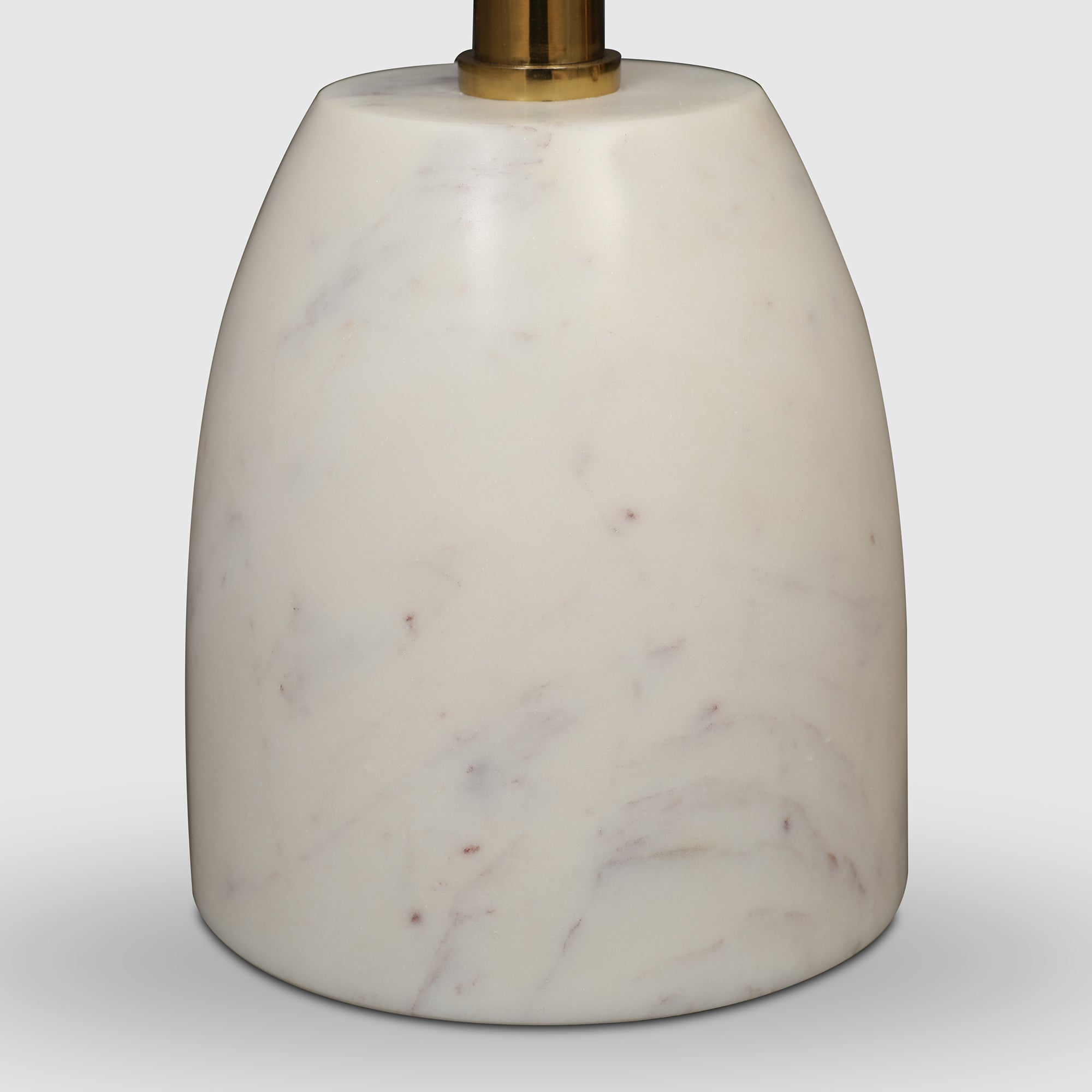 Julios Metal Side Table in Gold & White Colour
