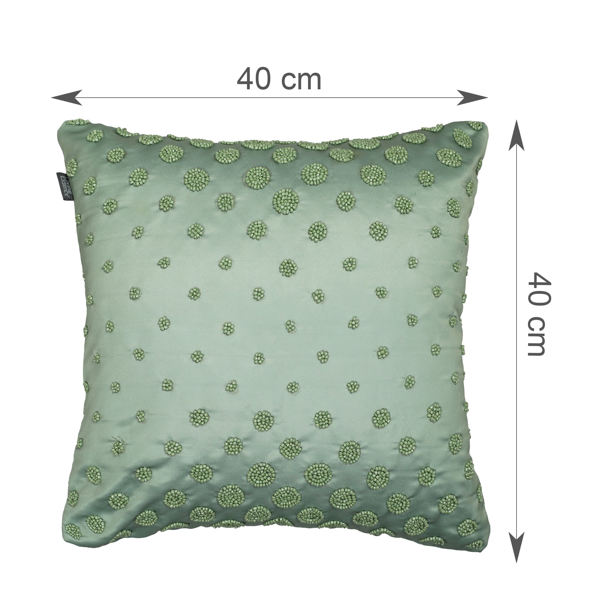 Swarna Cushion Cover Sage, 40x40cm