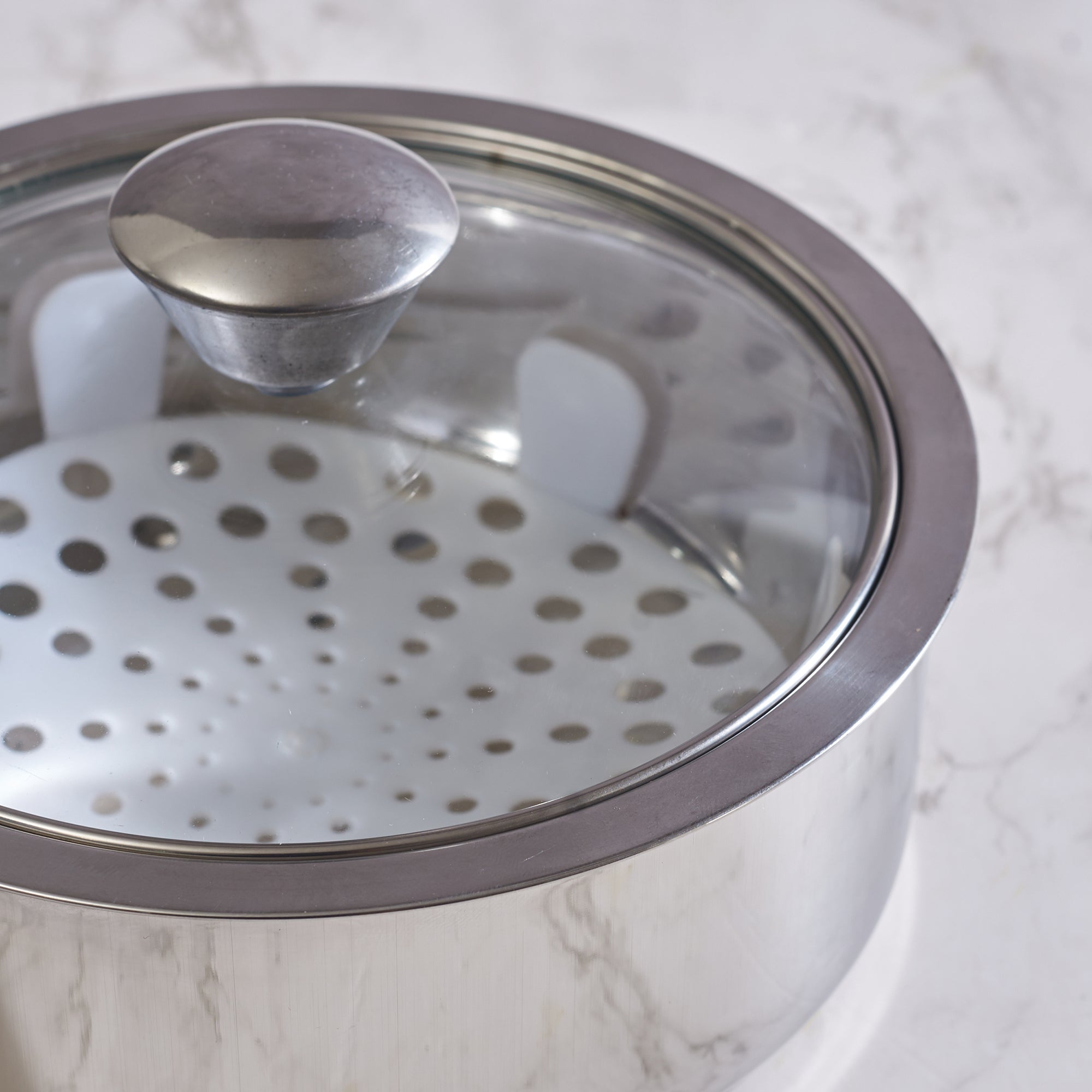 Sapphire Double Wall Insulated Stainless Steel Meal Serve Combo Set of 3 in Silver Colour