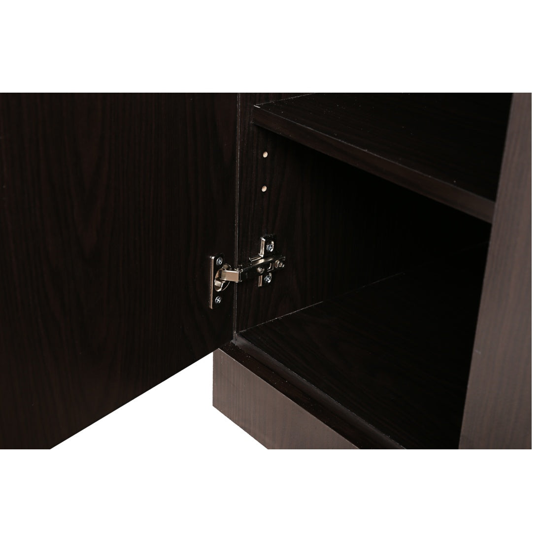 Penelope Engineered Wood Multipurpose Cabinet in Walnut Colour
