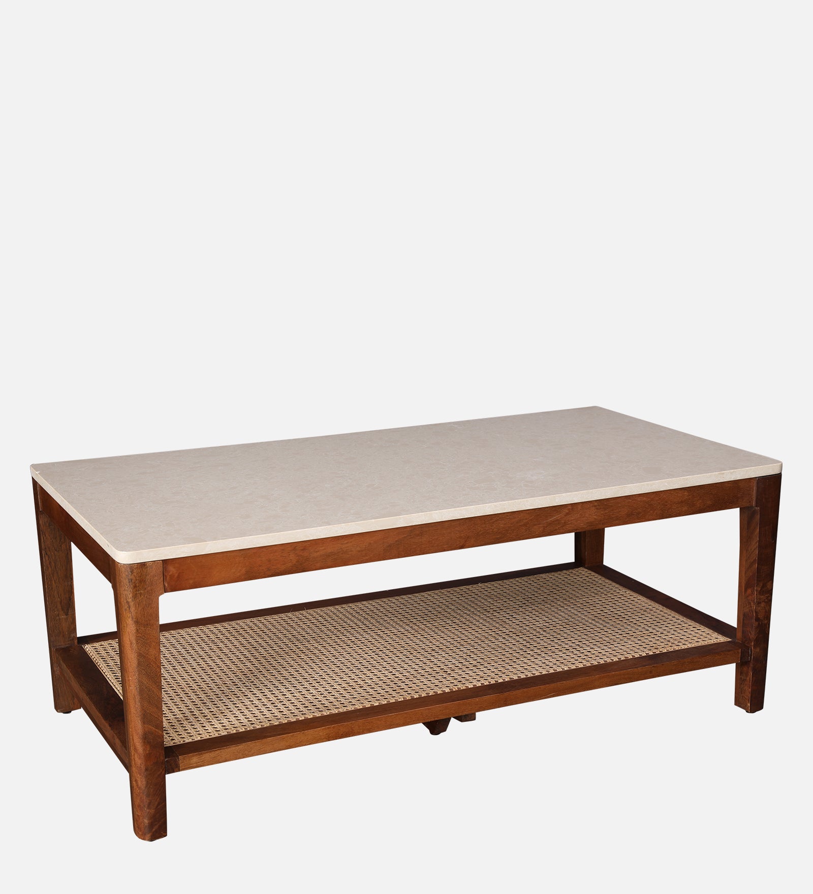 Siam Acacia Wood Center Table in Beige Colour