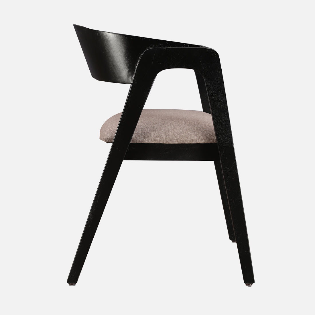 Haven Solidwood Dining Chair in Black Colour