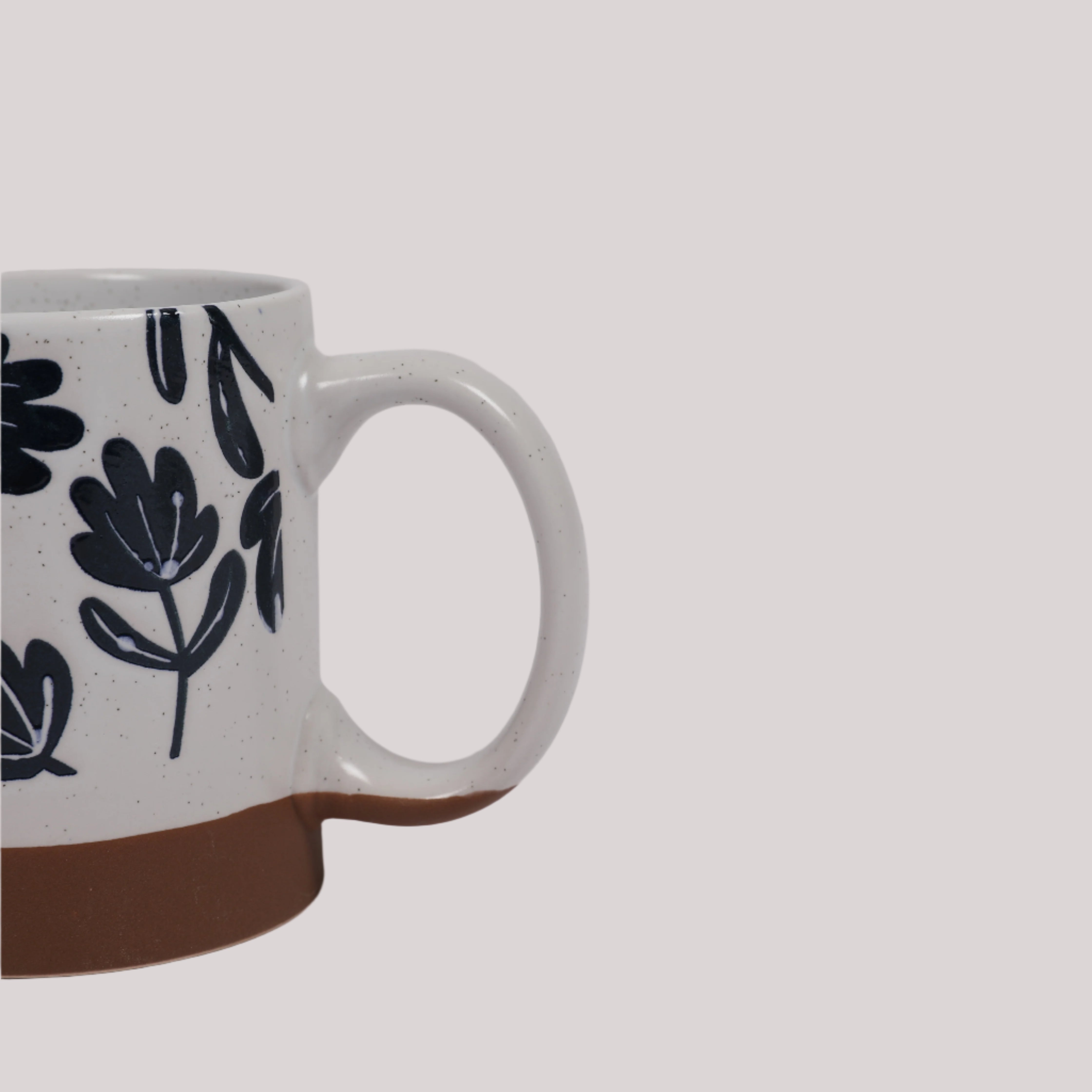 Living Essence Stoneware Mug White 280ml Set of 2Pcs