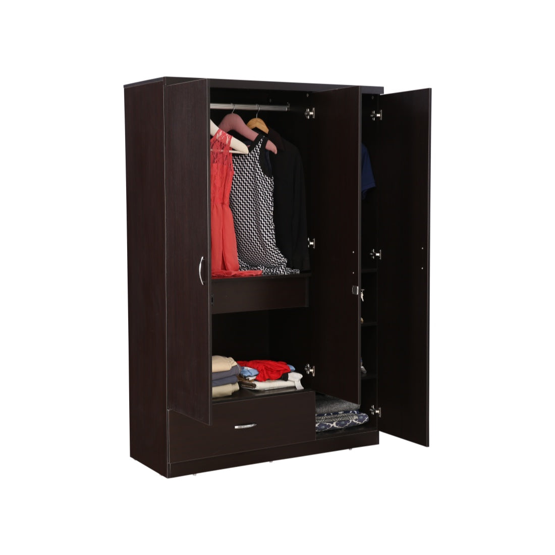 Utsav 3 door wardrobe in Wenge Colour