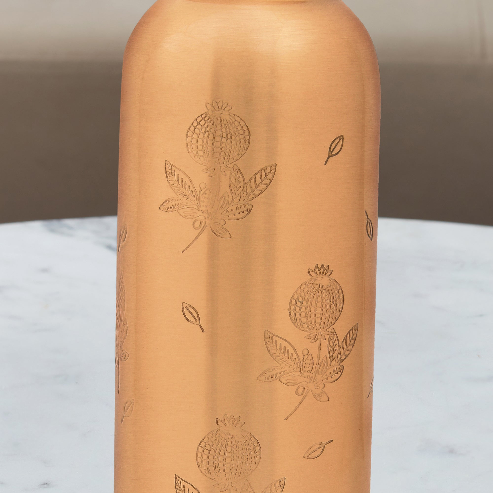 Anar Matte Copper Bottle 1000ml in Copper Colour