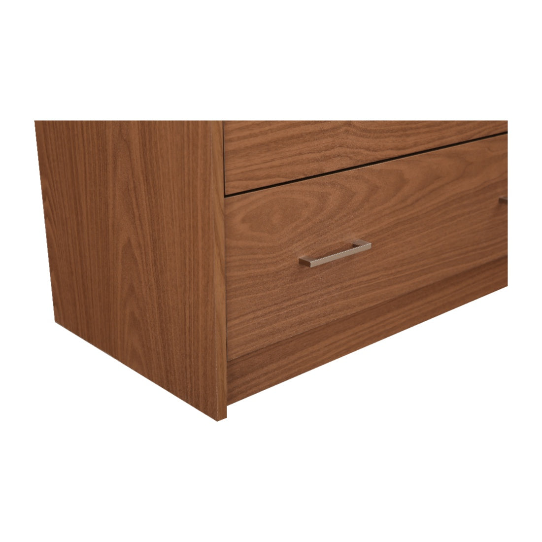 Atlas Engineered Wood Chest of Drawers in Walnut Colour