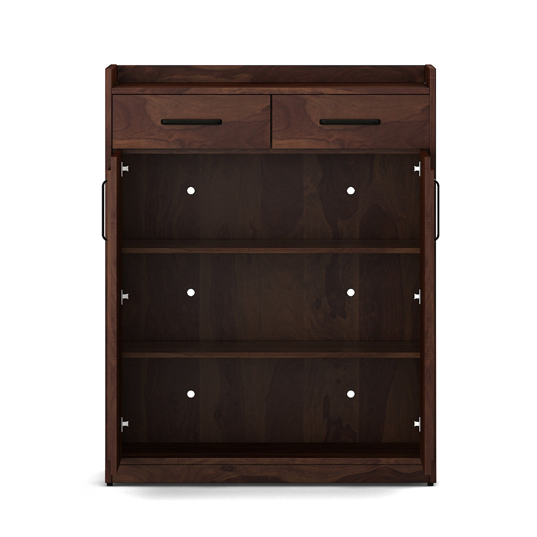 Antwerp Two Door Shoe Rack in Sheesham Colour