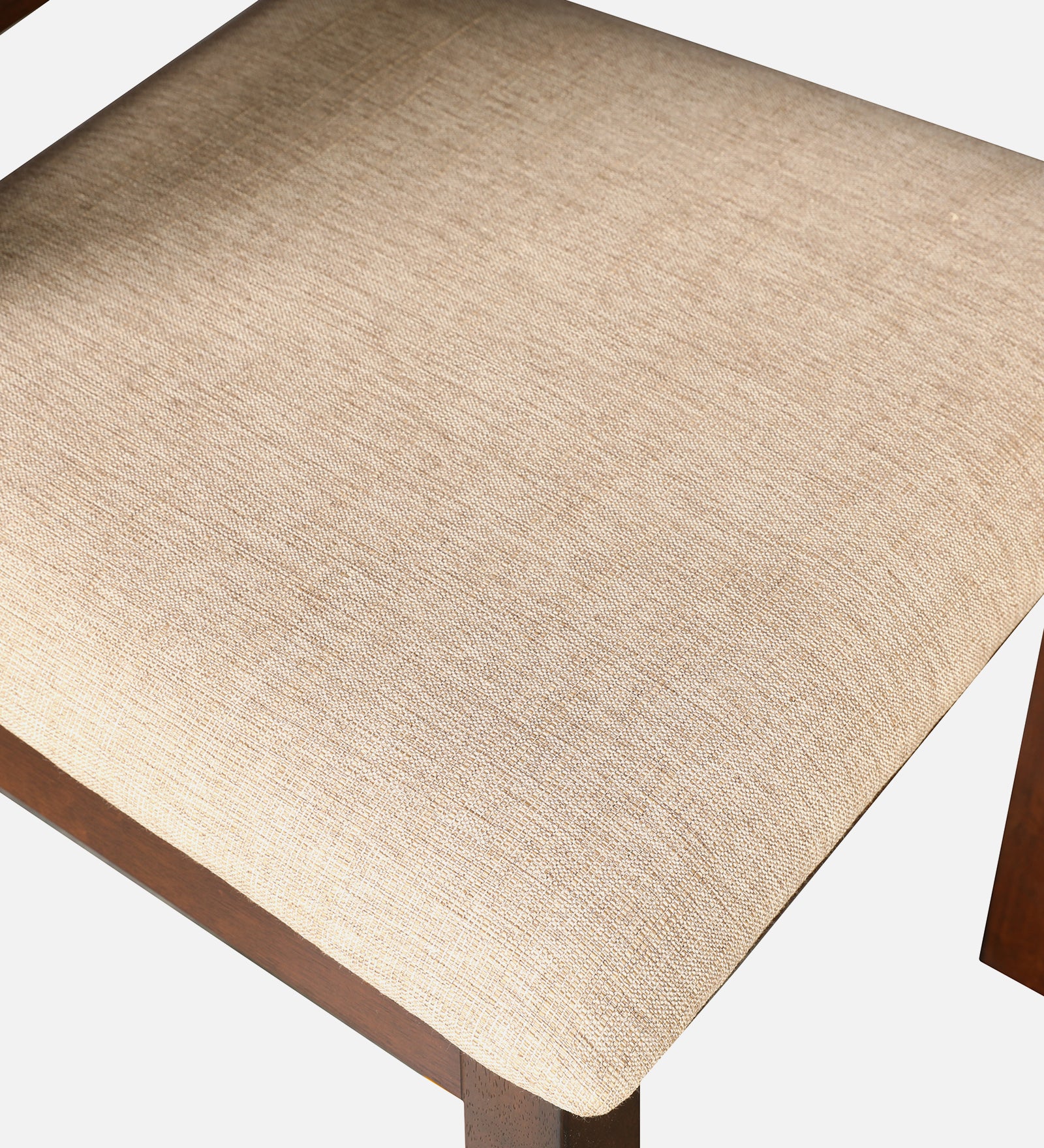 Shore Rubber Wood Dining Chair Set Of 2 in Rio Brown Colour