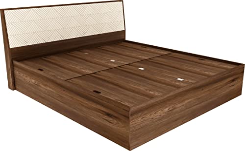 Saville Queen Size Bed with Box Storage in Dark Vogue Colour