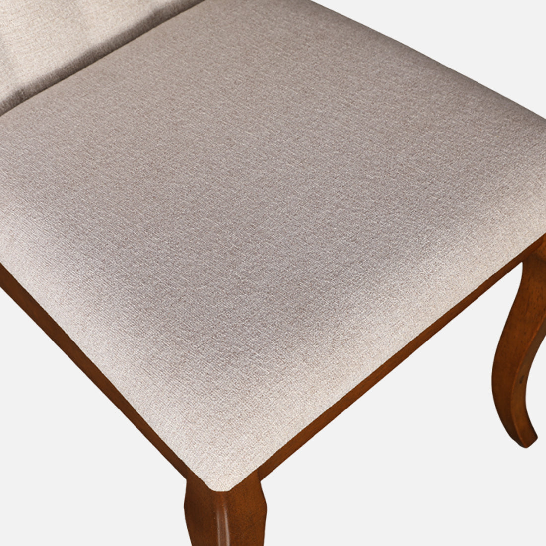 Florentine Solidwood Dining Chair Set of 2 in Dark Walnut Colour