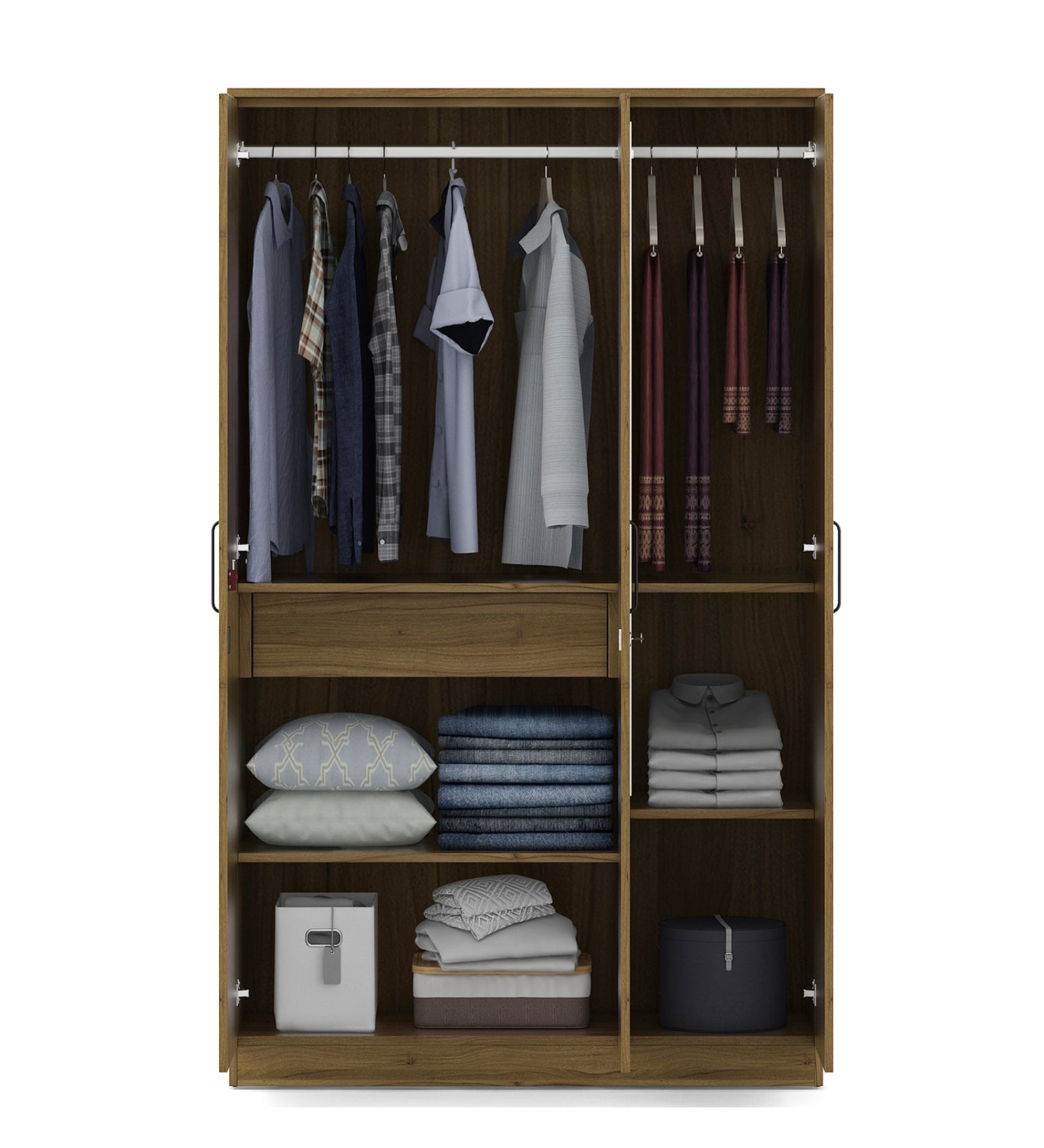 Paula 3 Door Wardrobe with Mirror