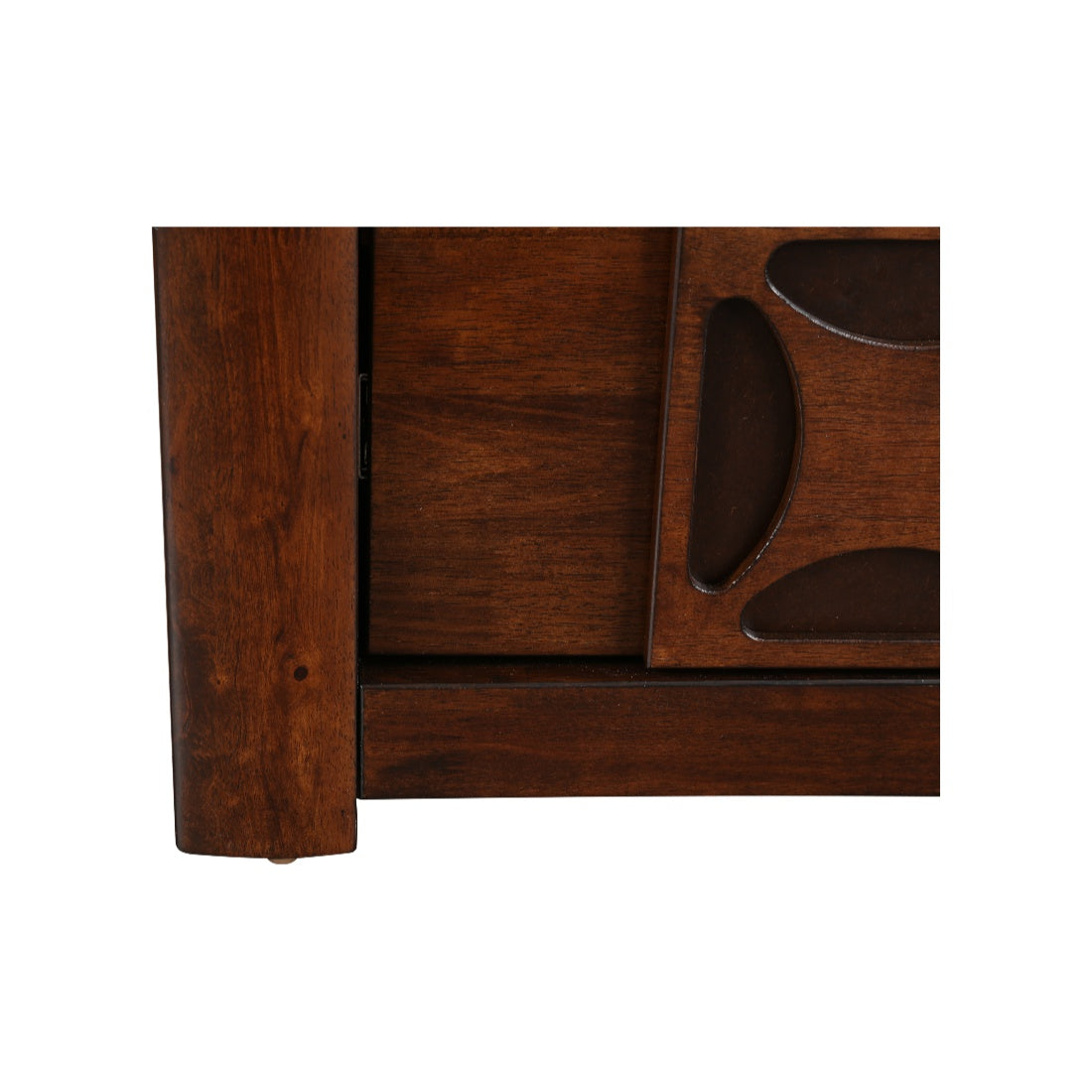 Casablanca Solidwood Night Stand in Walnut Colour