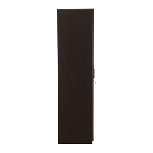 Tiago Engineered Wood Four Door Wardrobe in Wenge Colour