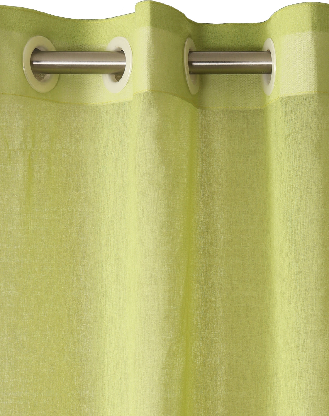 Houzzcode Cascade Polyester Door Curtain 132 x 229cm in Green Colour