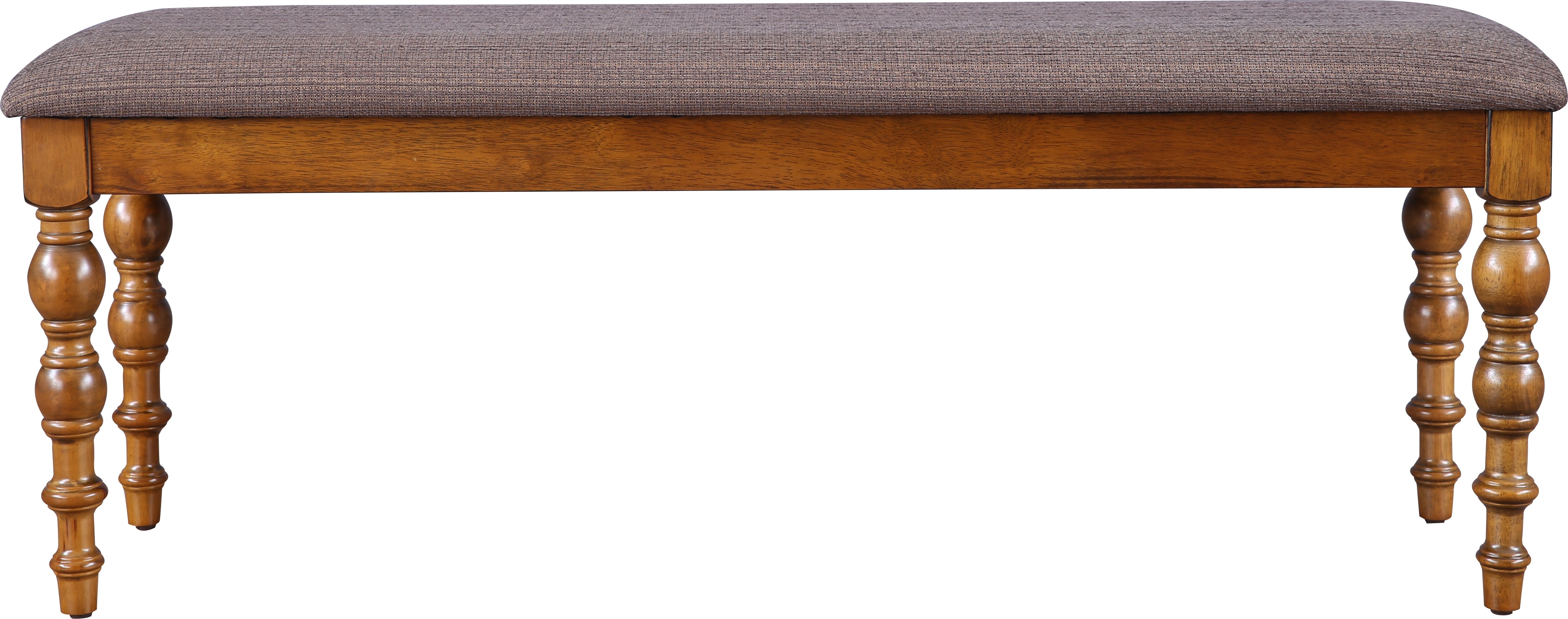Tobago Solidwood Dining Bench for 6 Seater in Antique Walnut Colour