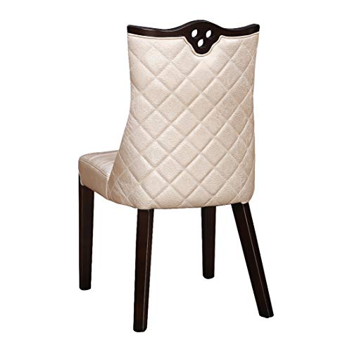 Alston Solidwood Dining Chair Set of 2 in Ivory Colour
