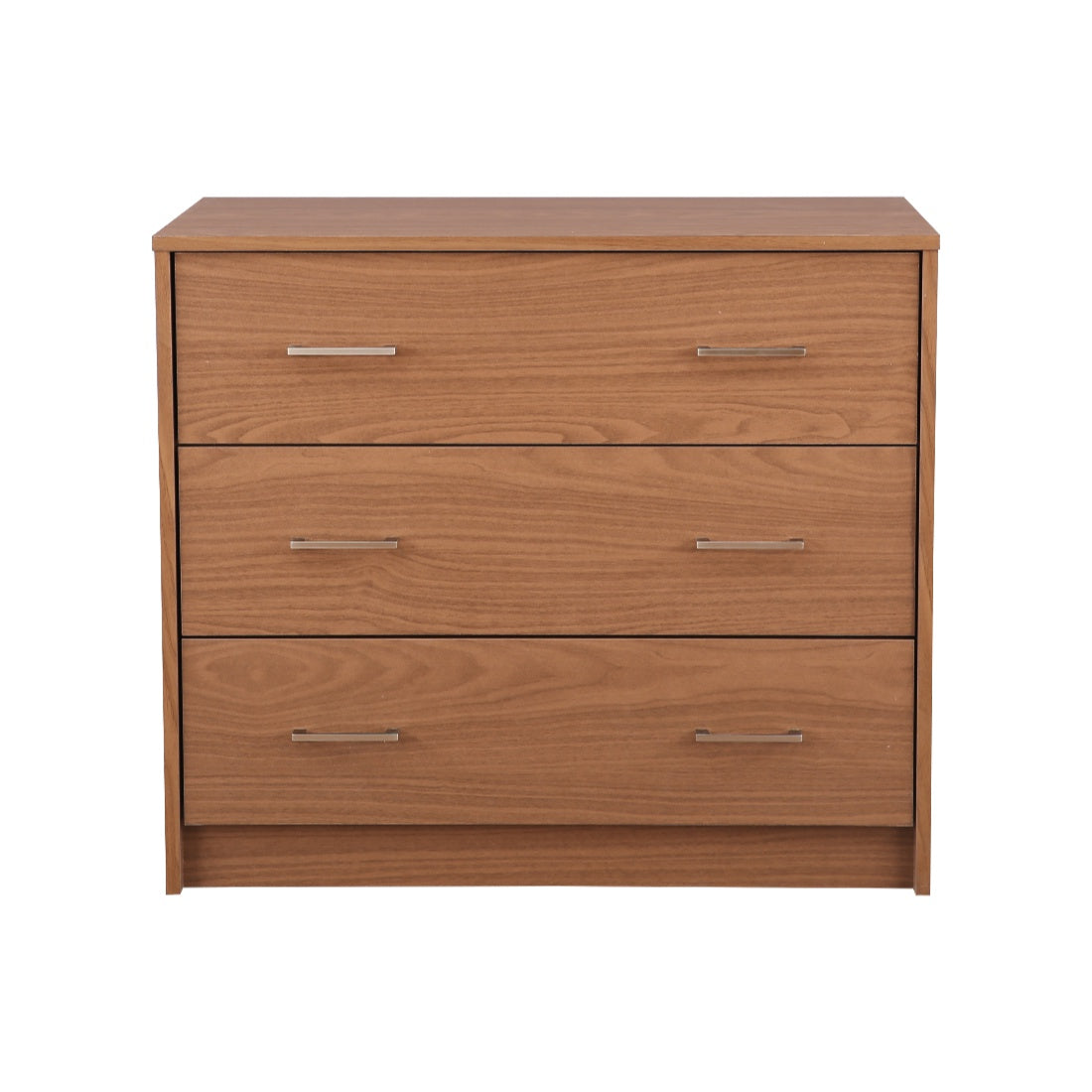 Atlas Engineered Wood Chest of Drawers in Walnut Colour