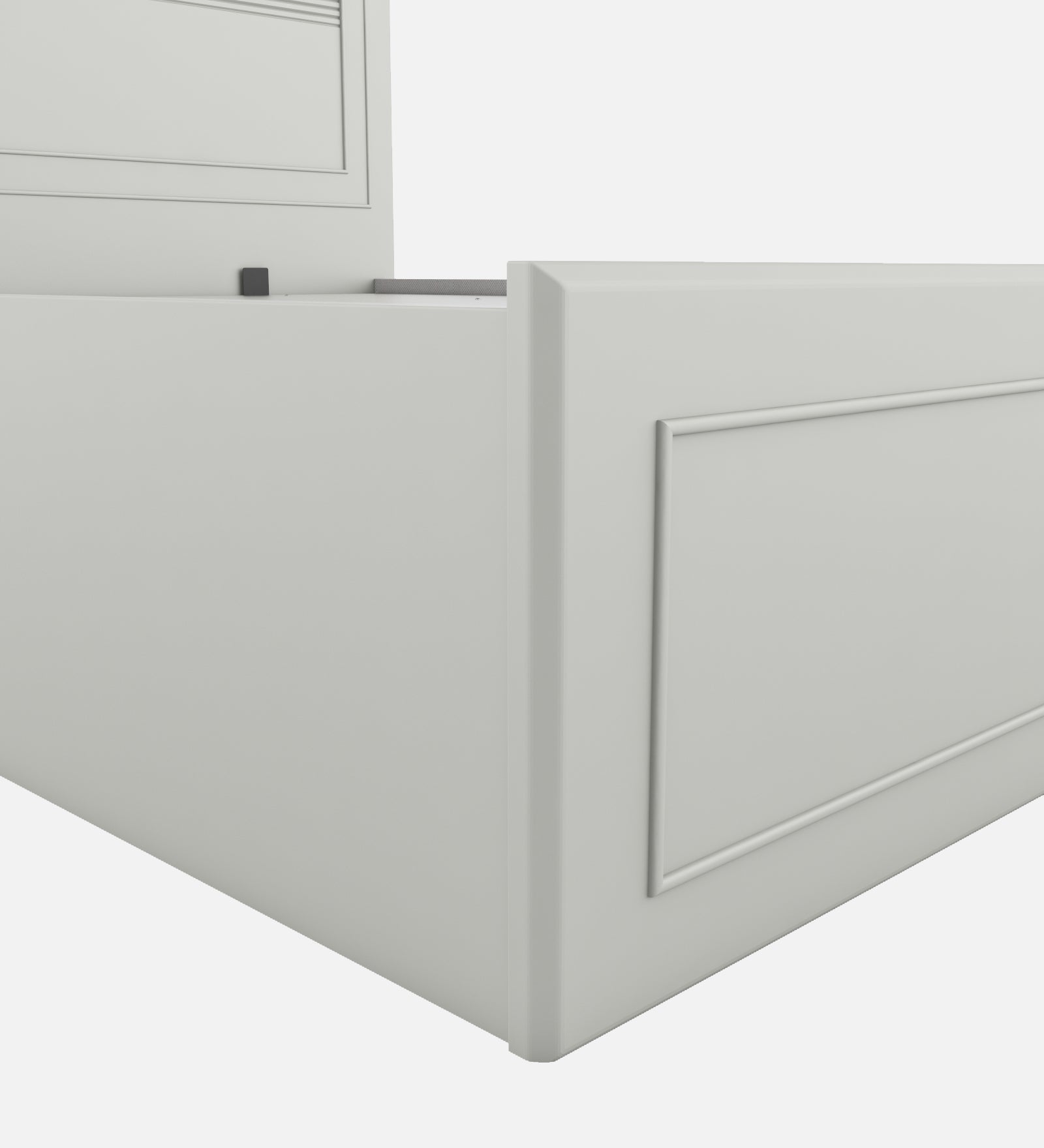 Akira Queen Bed With Full Hydraulic Storage Pumic Grey