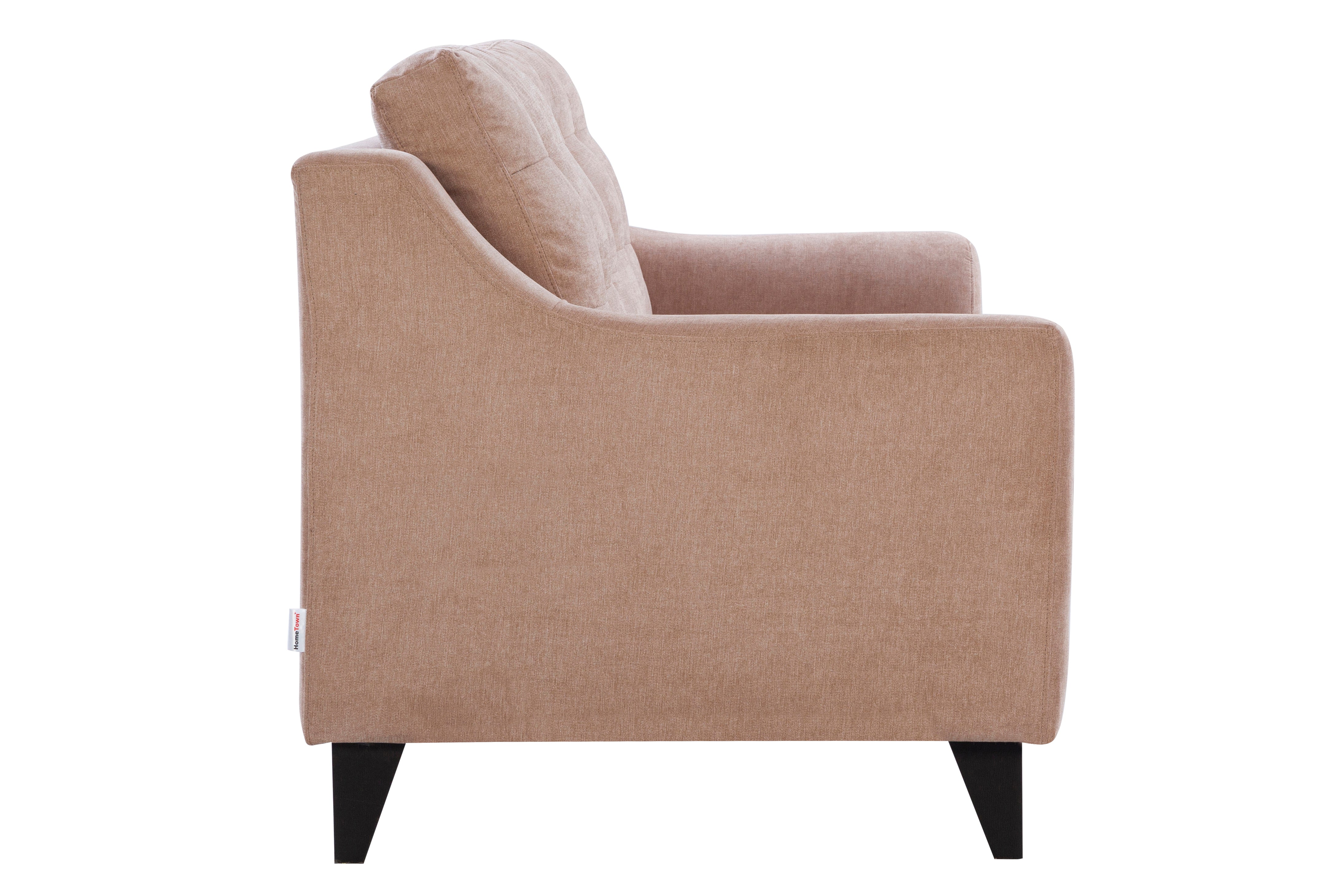 Malta Fabric 3 Seater Sofa in Brown Colour