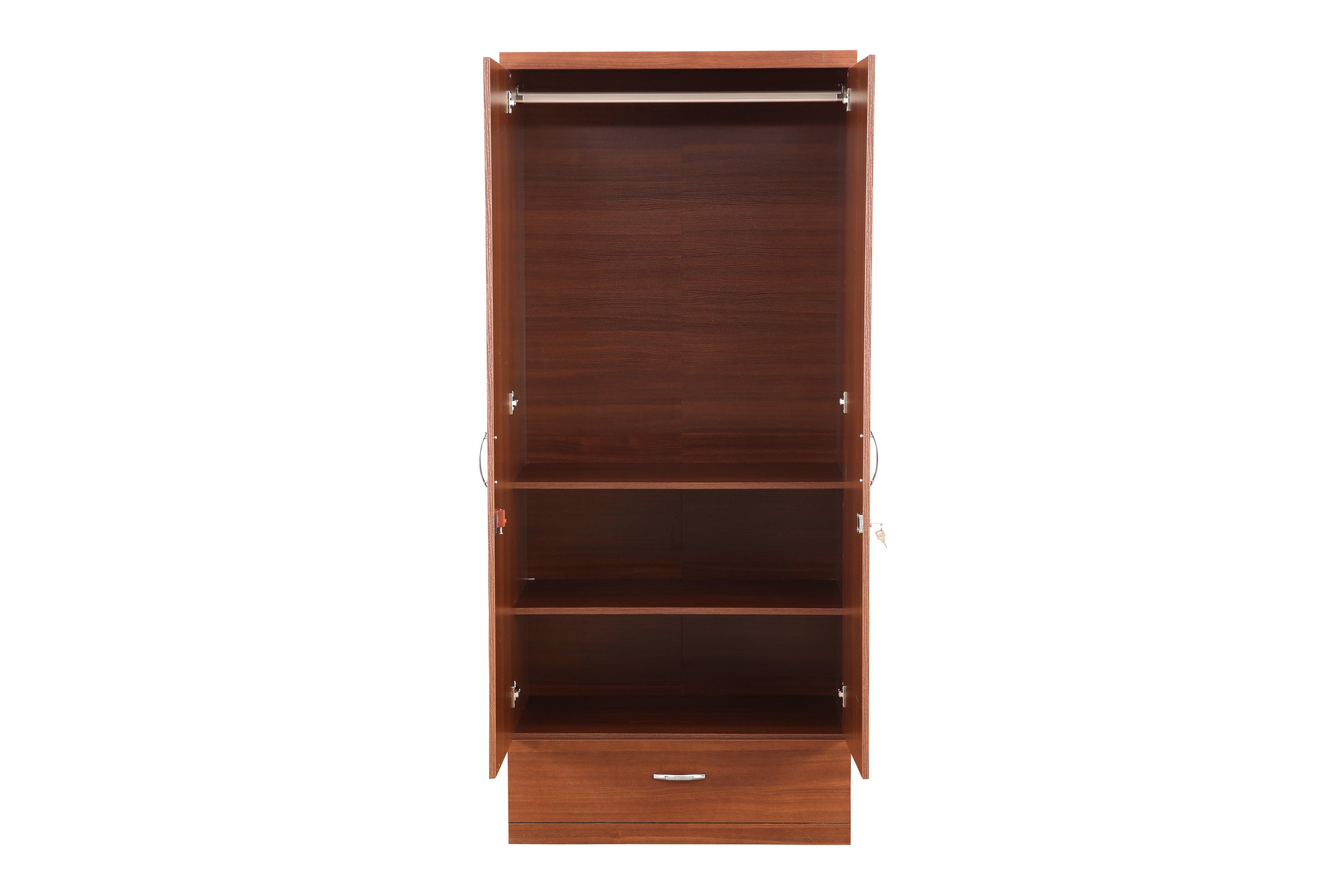 Ultima 2 door wardrobe in Walnut Colour