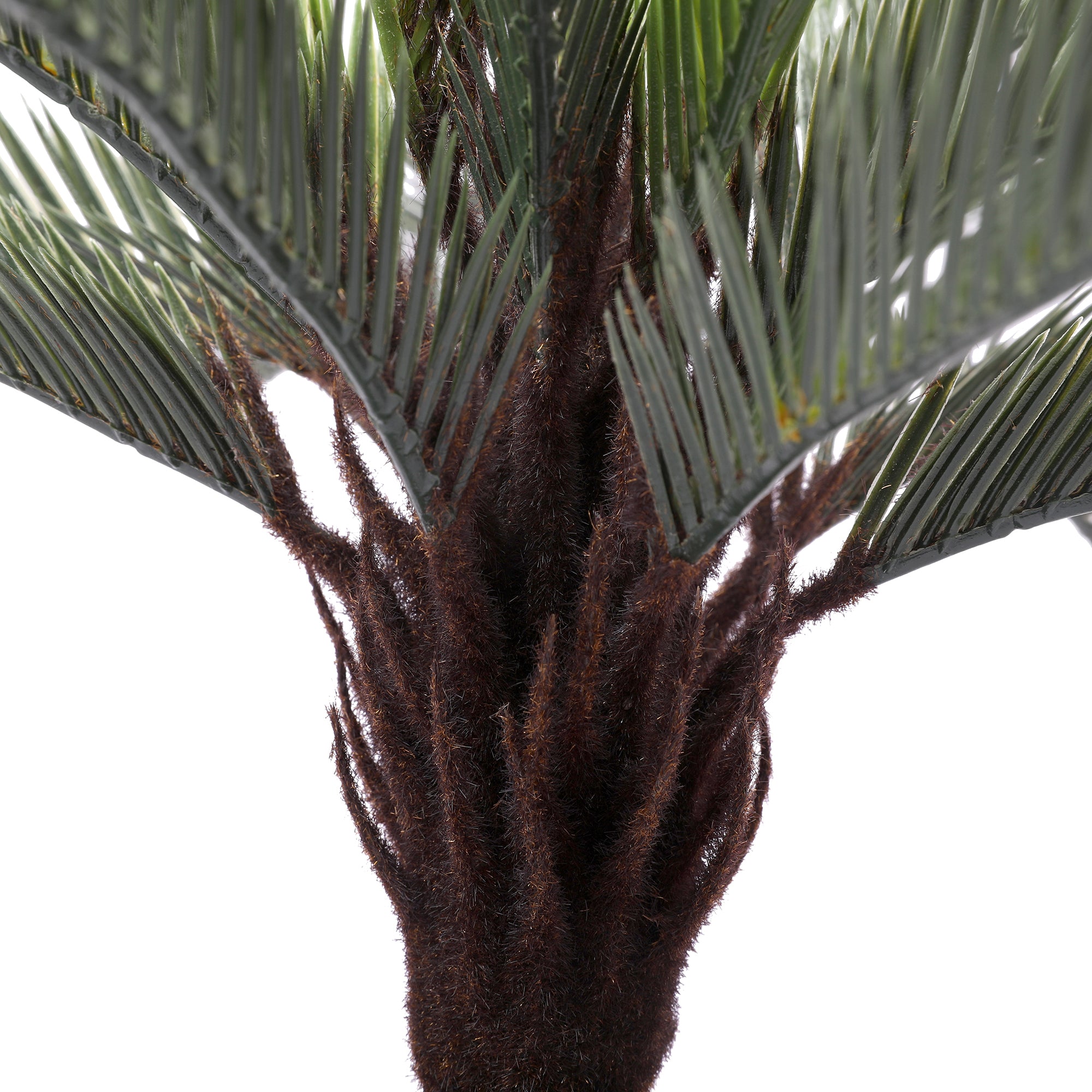 Blume Artificial Potted Plant Cycas Palm 55cm in Green Colour By Living Essence