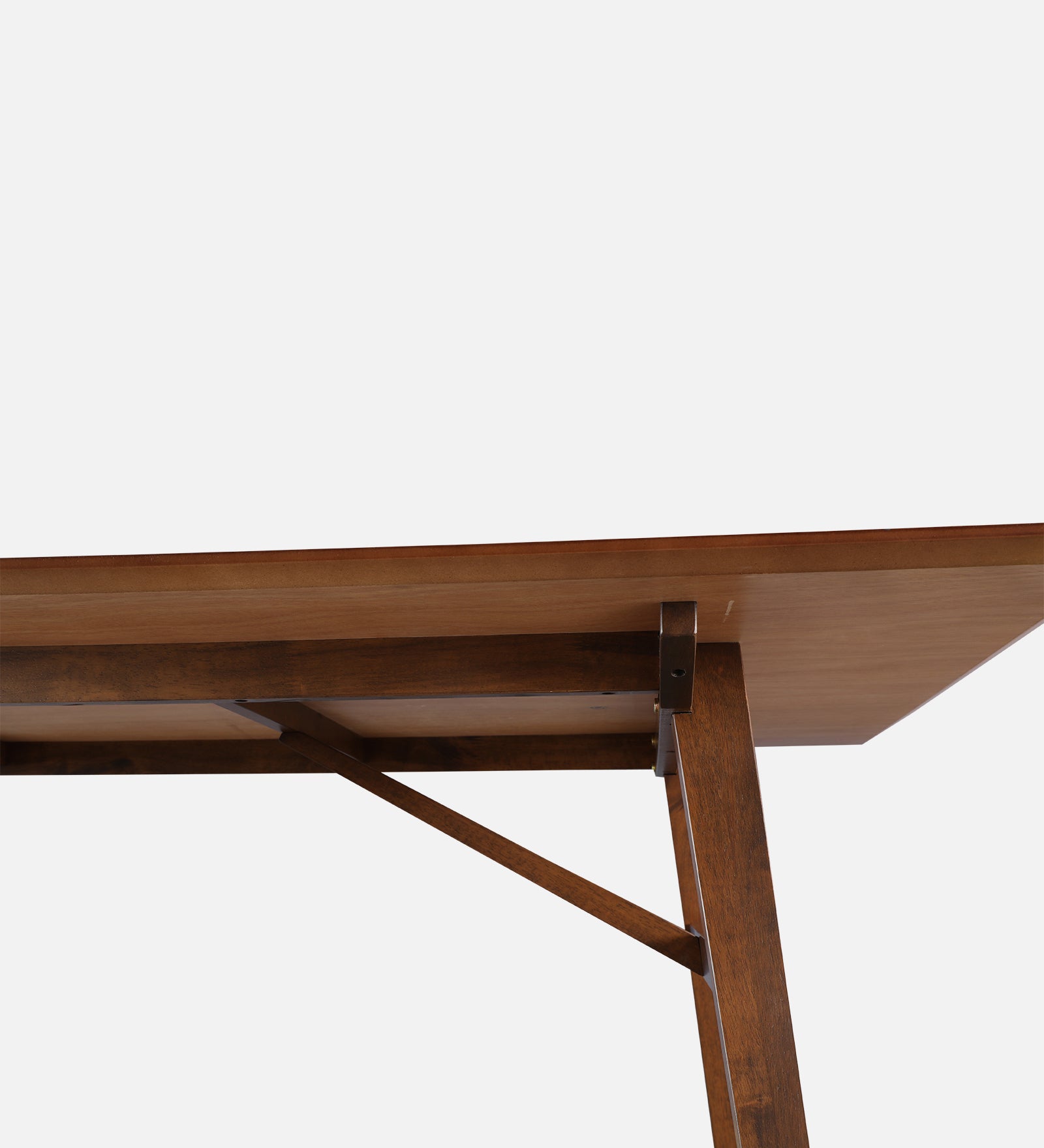 Lillian Solidwood Six Seater Dining Table in Walnut Colour