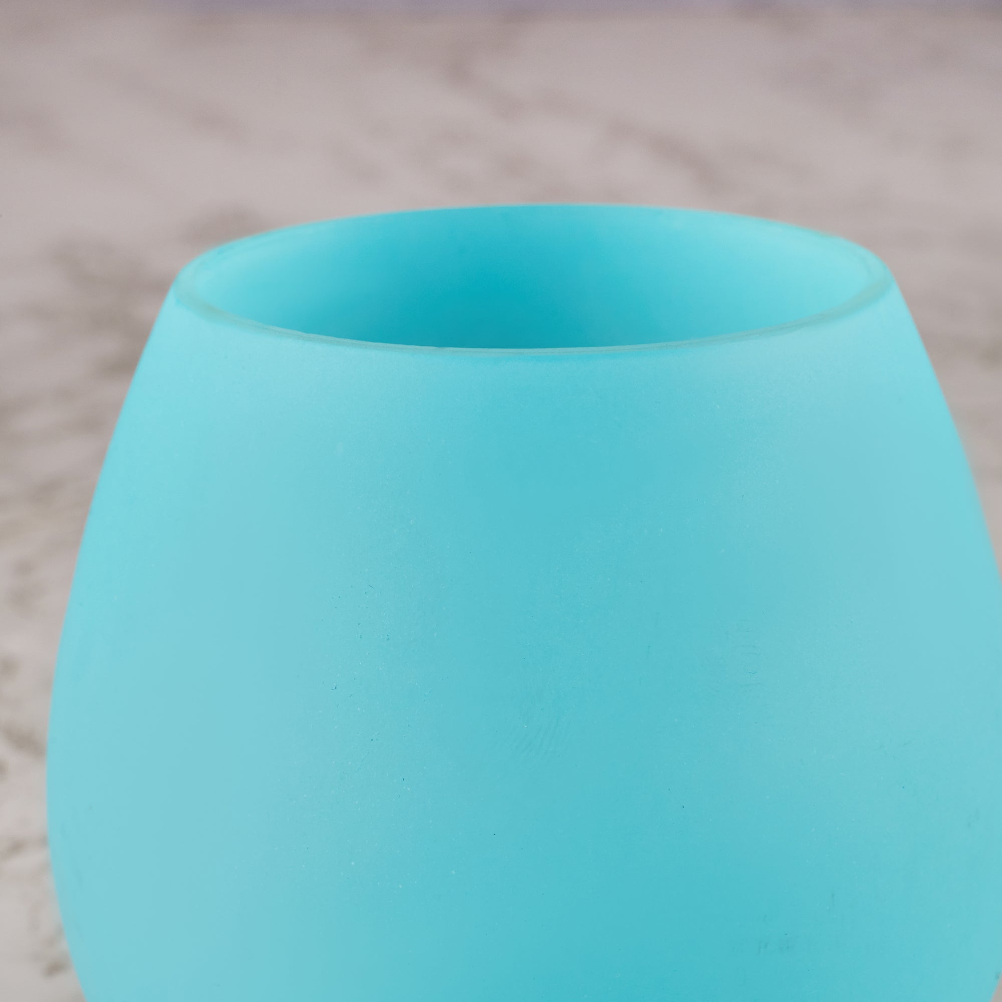 Emilia Glass Frosted Colored Jar With Lid in Turq Colour